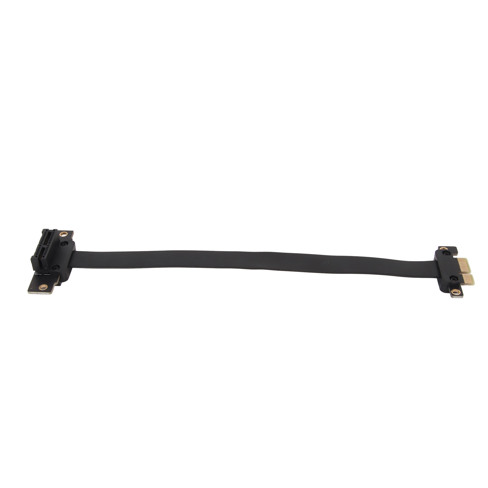 PCIE 3.0 1X Extension Cable 90° Right Angle PCIE Riser Card Ribbon Extender F CB - Afbeelding 25 van 34