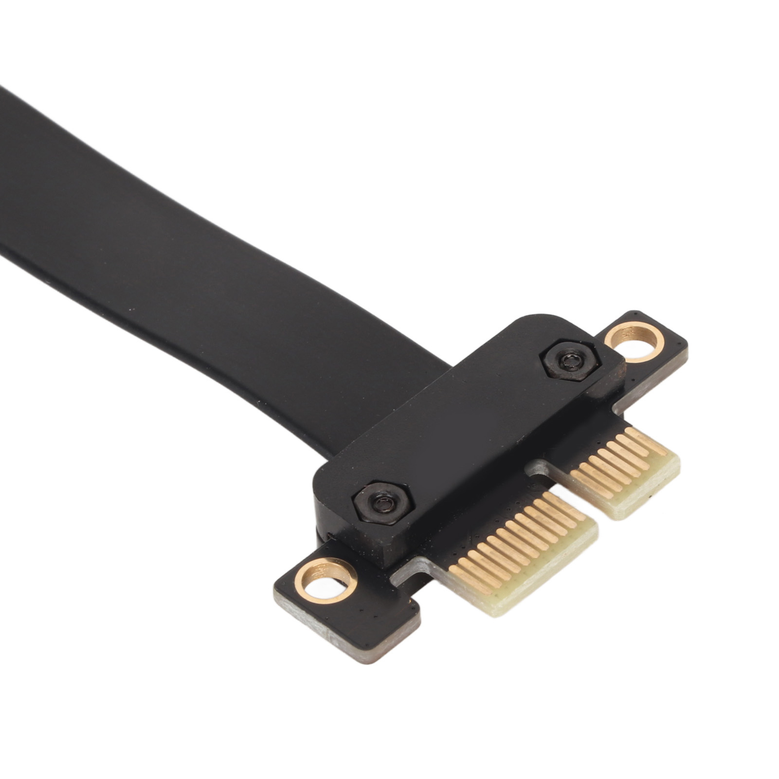 PCIE 3.0 1X Extension Cable 90° Right Angle PCIE Riser Card Ribbon Extender F CB - Afbeelding 32 van 34