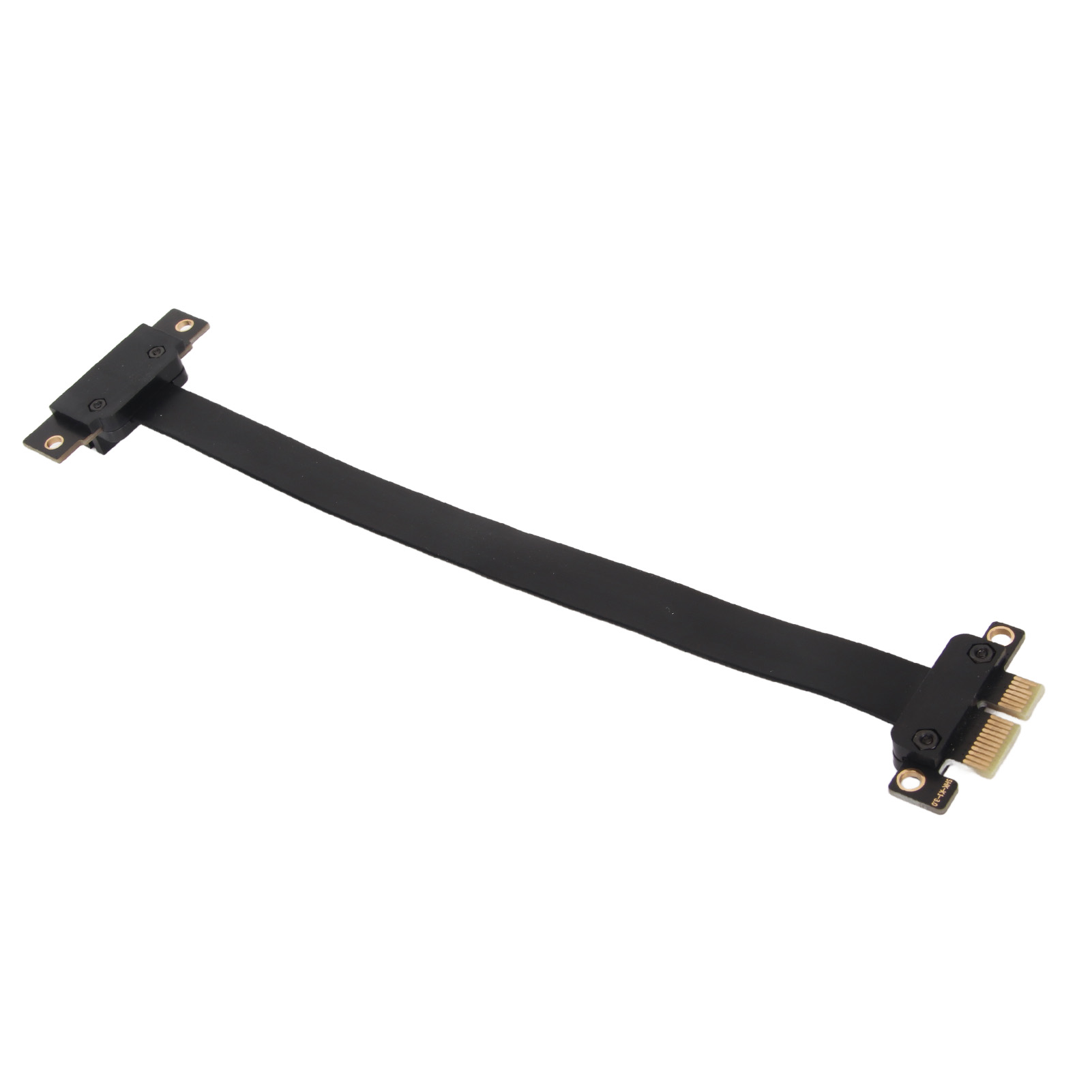 PCIE 3.0 1X Extension Cable 90° Right Angle PCIE Riser Card Ribbon Extender F CB - Afbeelding 34 van 34