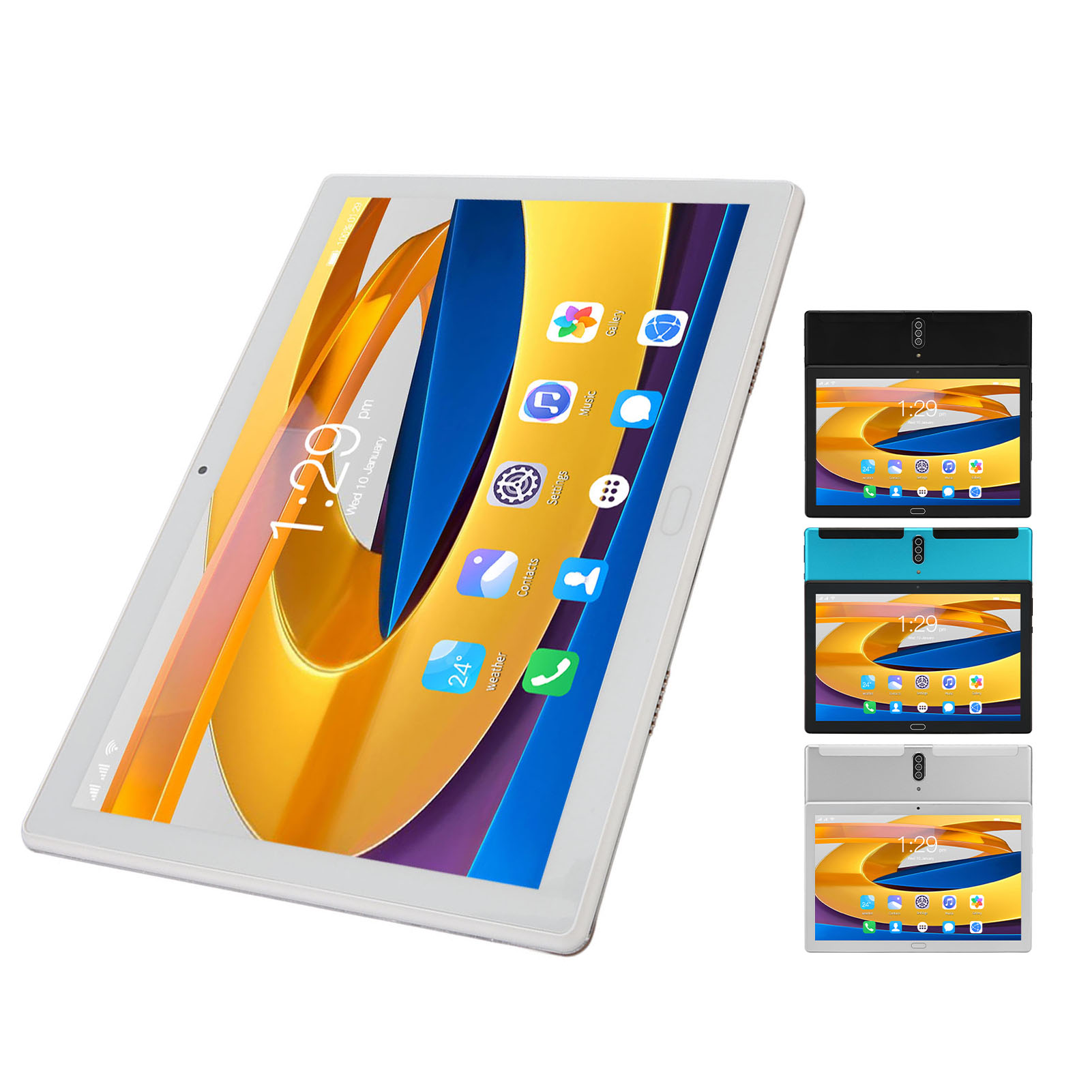 10.1in Tablet 6GB RAM 128GB ROM Front 5MP Rear 8MP Support 2.4GHz 5G WiFi 600 CT - Picture 29 of 34