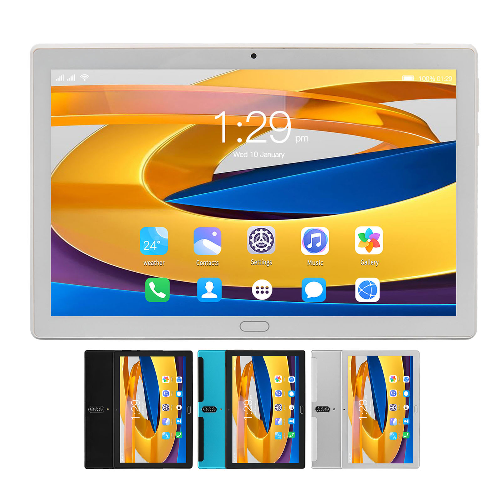 10.1in Tablet 6GB RAM 128GB ROM Front 5MP Rear 8MP Support 2.4GHz 5G WiFi 600 CT - Picture 23 of 34