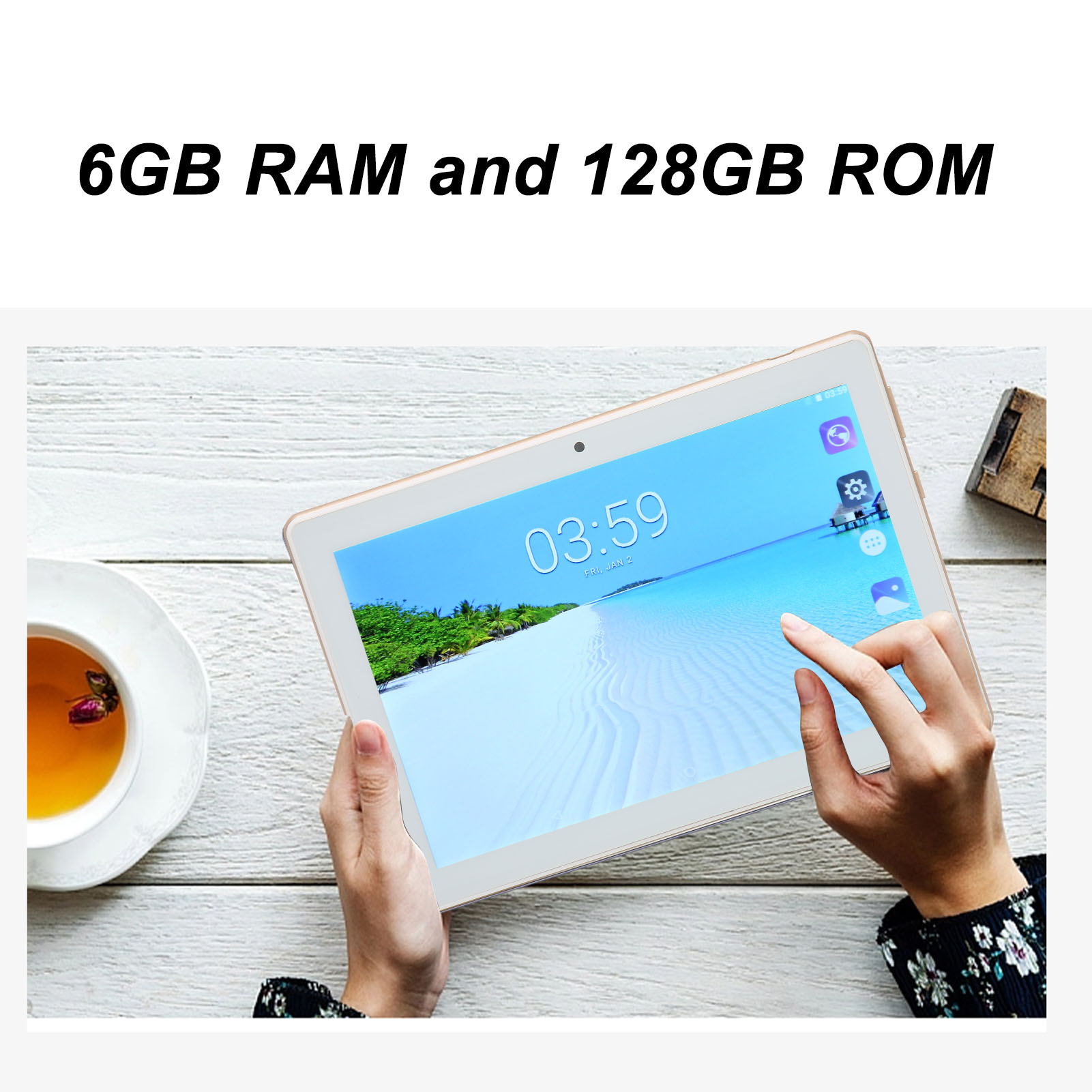 8 Inch Tablet For 10 6GB 128GB 5G WIFI Dual Card Dual Standby Suppor - Picture 17 of 18
