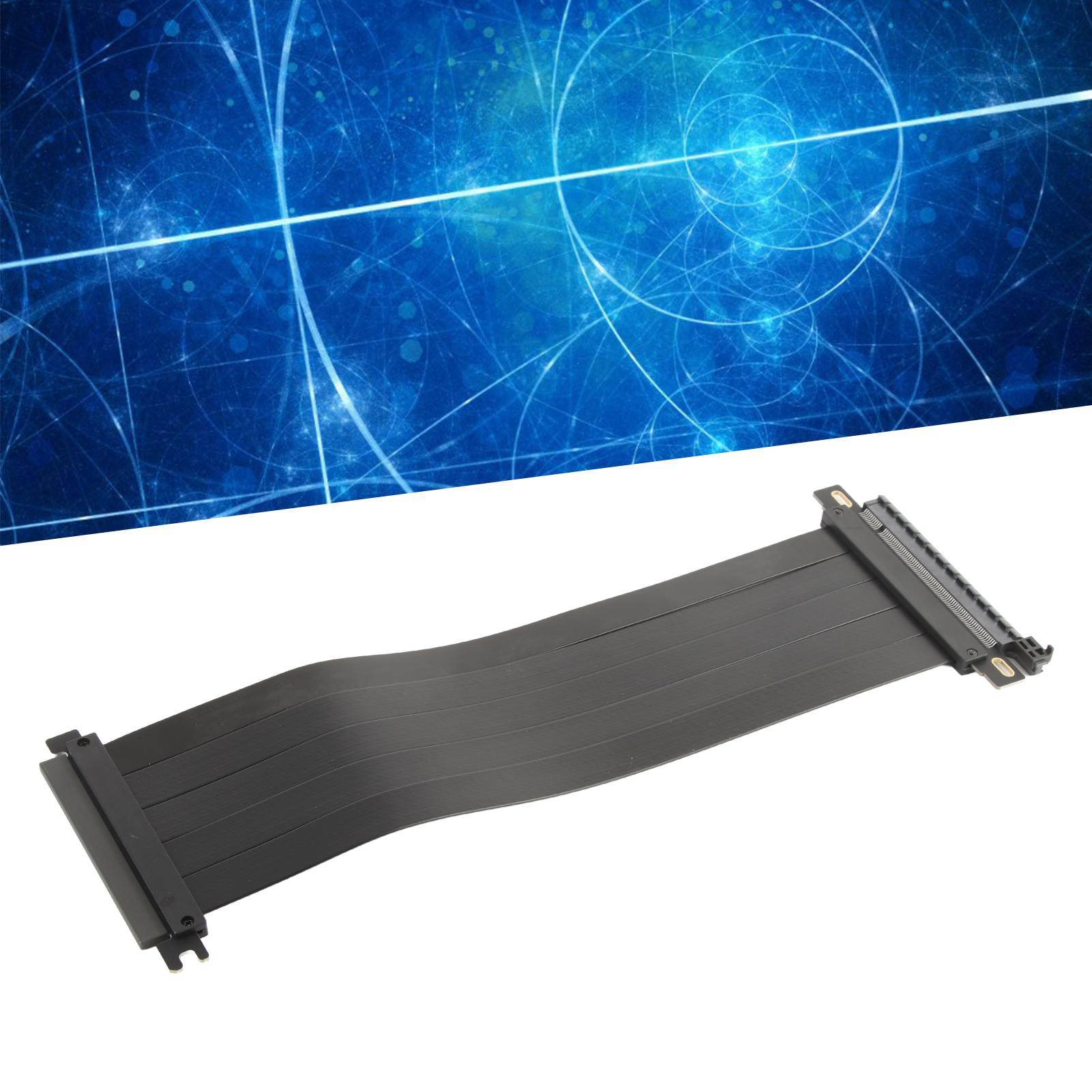PCIE 4.0 X16 Extreme Flexible 180° High Speed GPU Extension Card Riser Cable NEW - Afbeelding 16 van 30