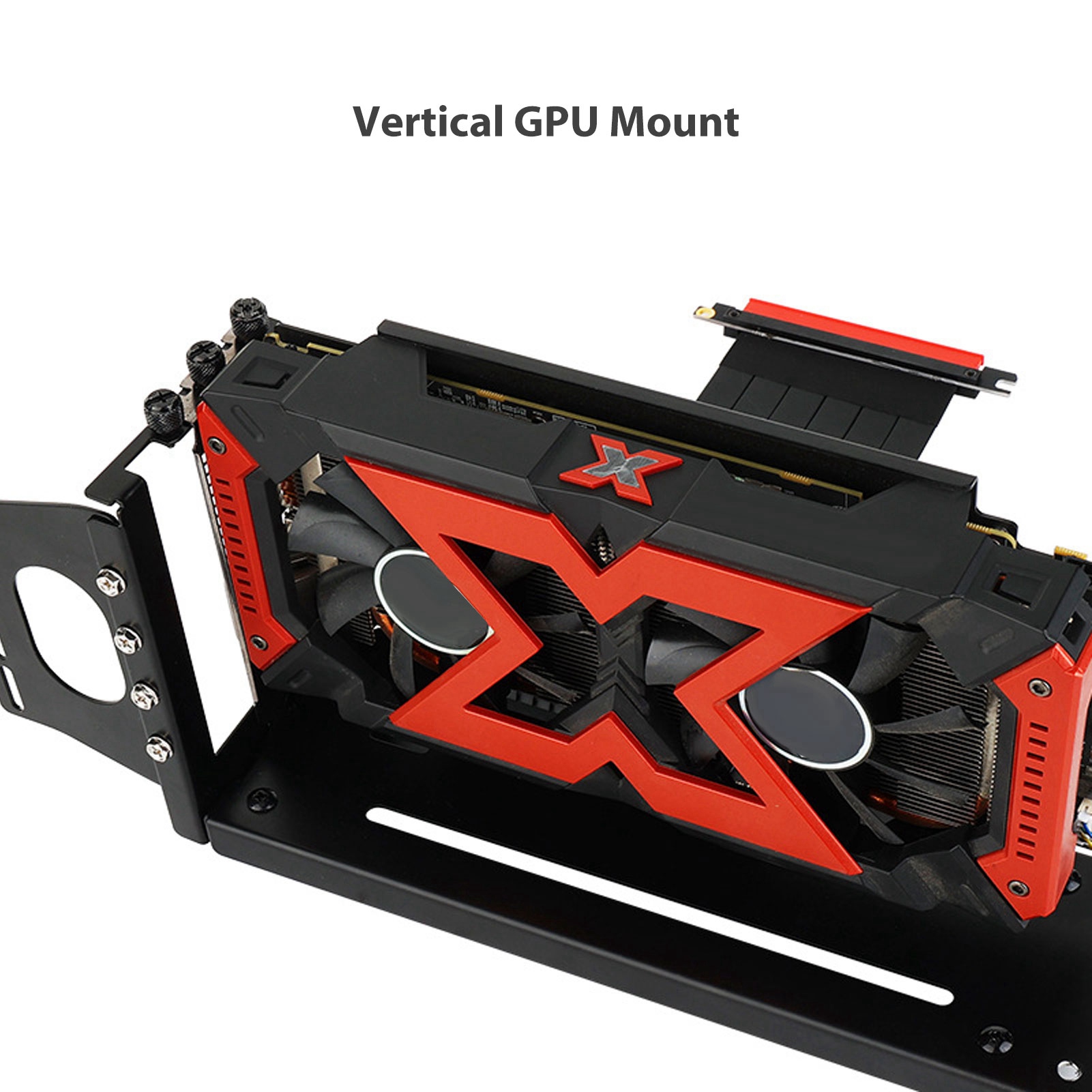 Vertical GPU Mount PCI E 3.0 X16 Graphics Card VGA Support Bracket Holder For FY - Afbeelding 26 van 29
