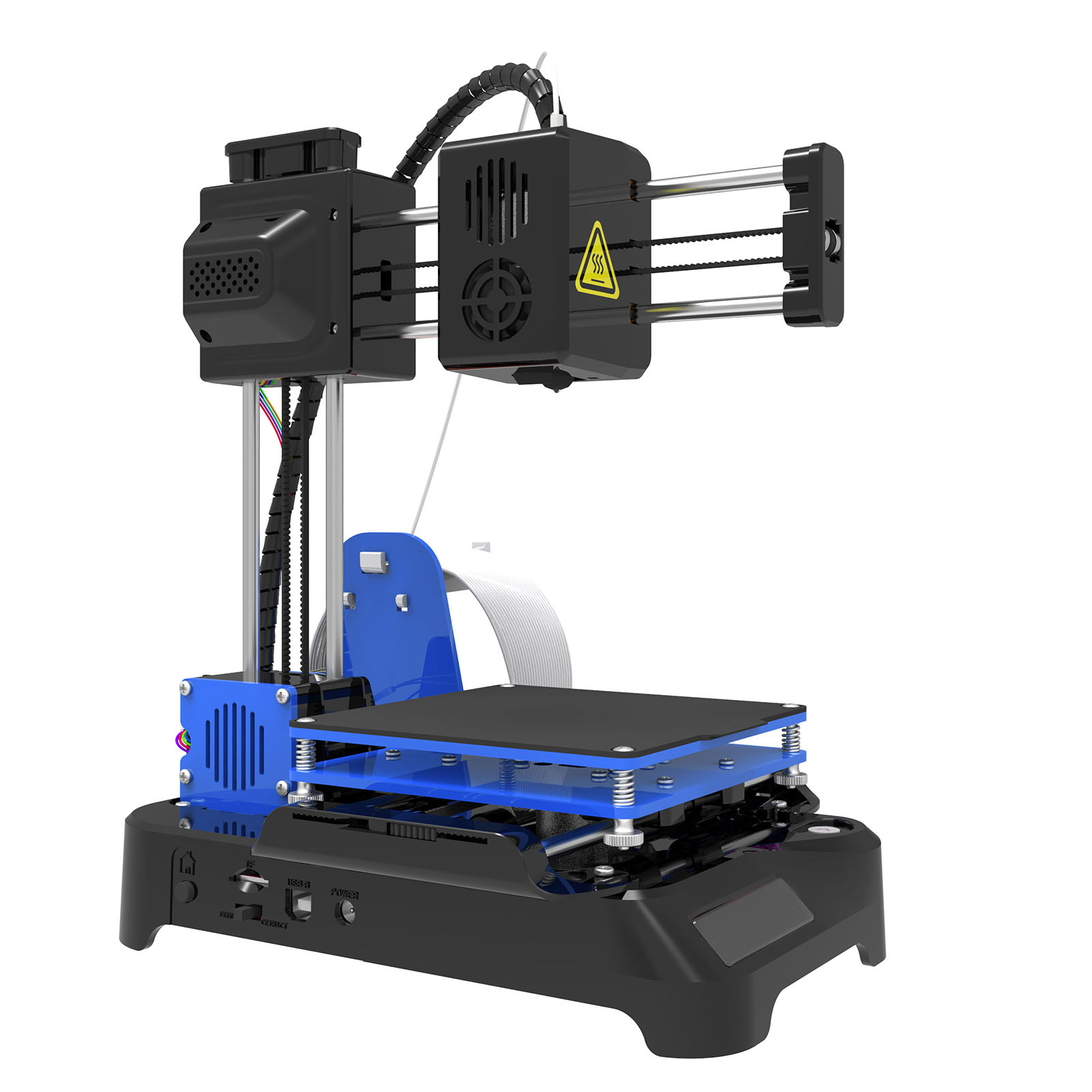 Mini 3D Printer Quiet High Accuracy Upgraded Extruder Technology 4x4x4in DB - Photo 16/24
