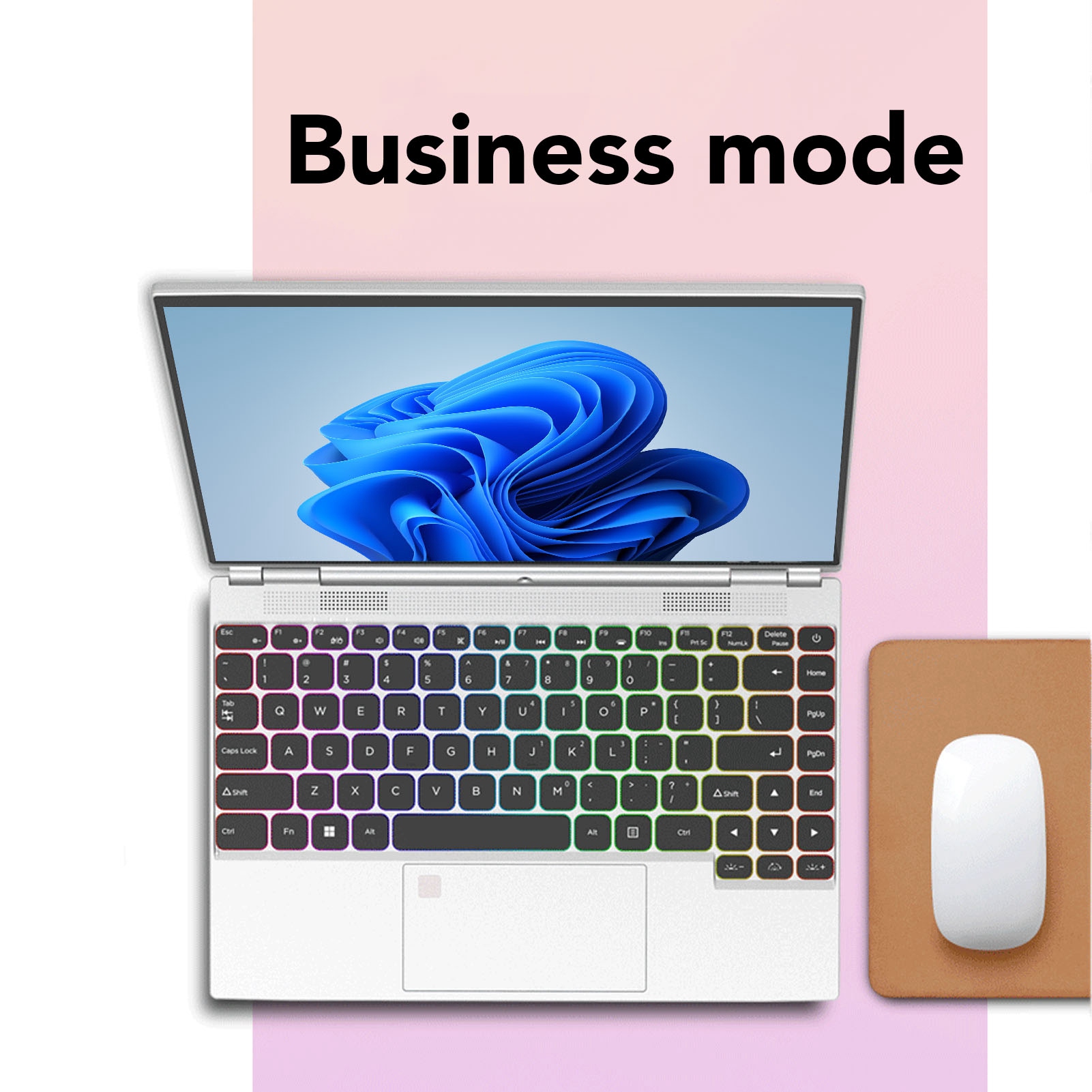 14 Inch Laptop Touch Display 16GB RAM Fingerprint Reader Quad Core RGB Back DON - Afbeelding 29 van 30
