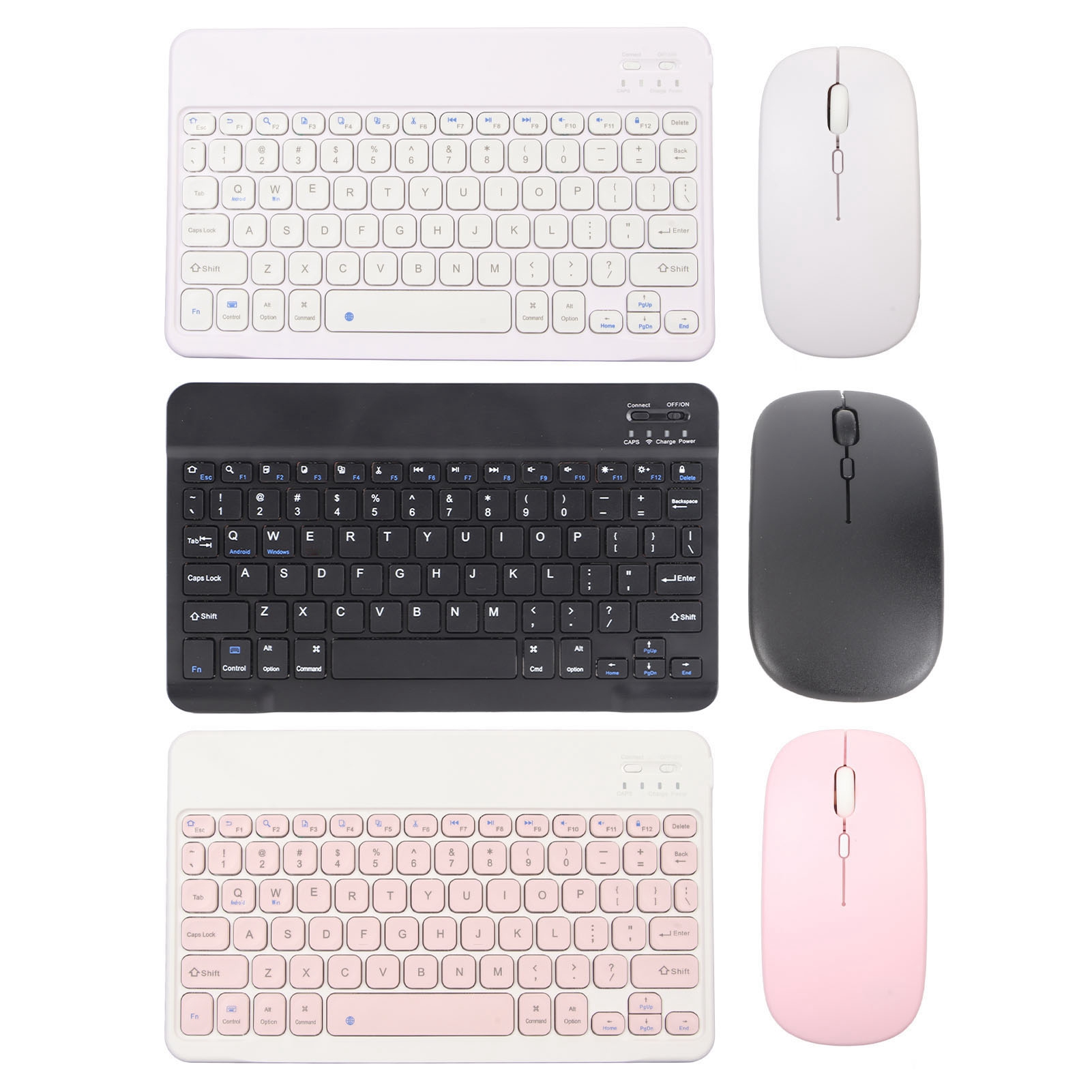 Keyboard And Mouse Combo Wireless BT Keyboard And Mouse Set Portable Matching CB - Afbeelding 32 van 33