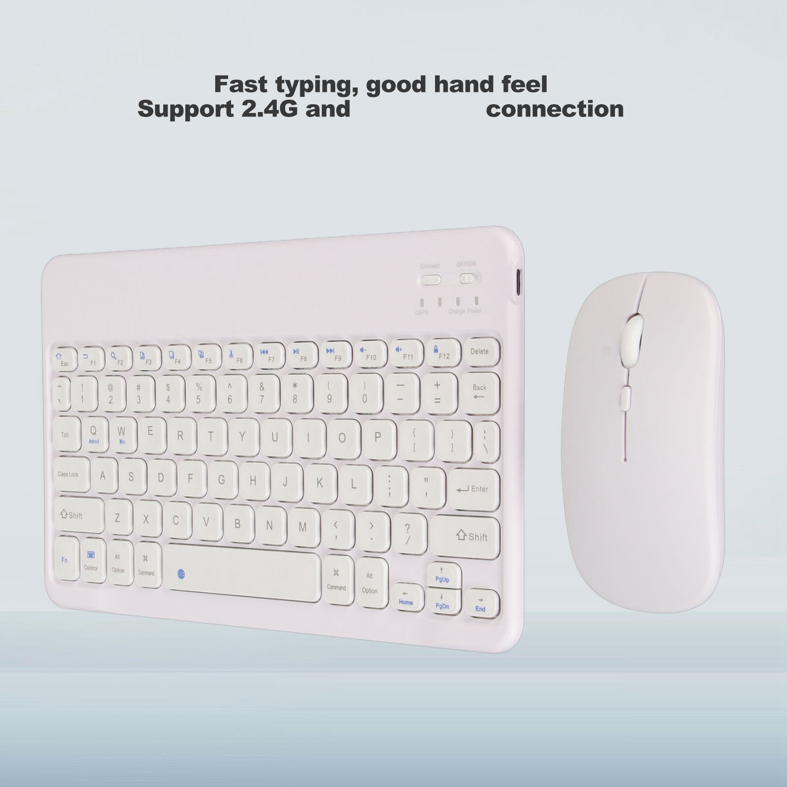 Keyboard And Mouse Combo Wireless BT Keyboard And Mouse Set Portable Matching CB - Afbeelding 30 van 33