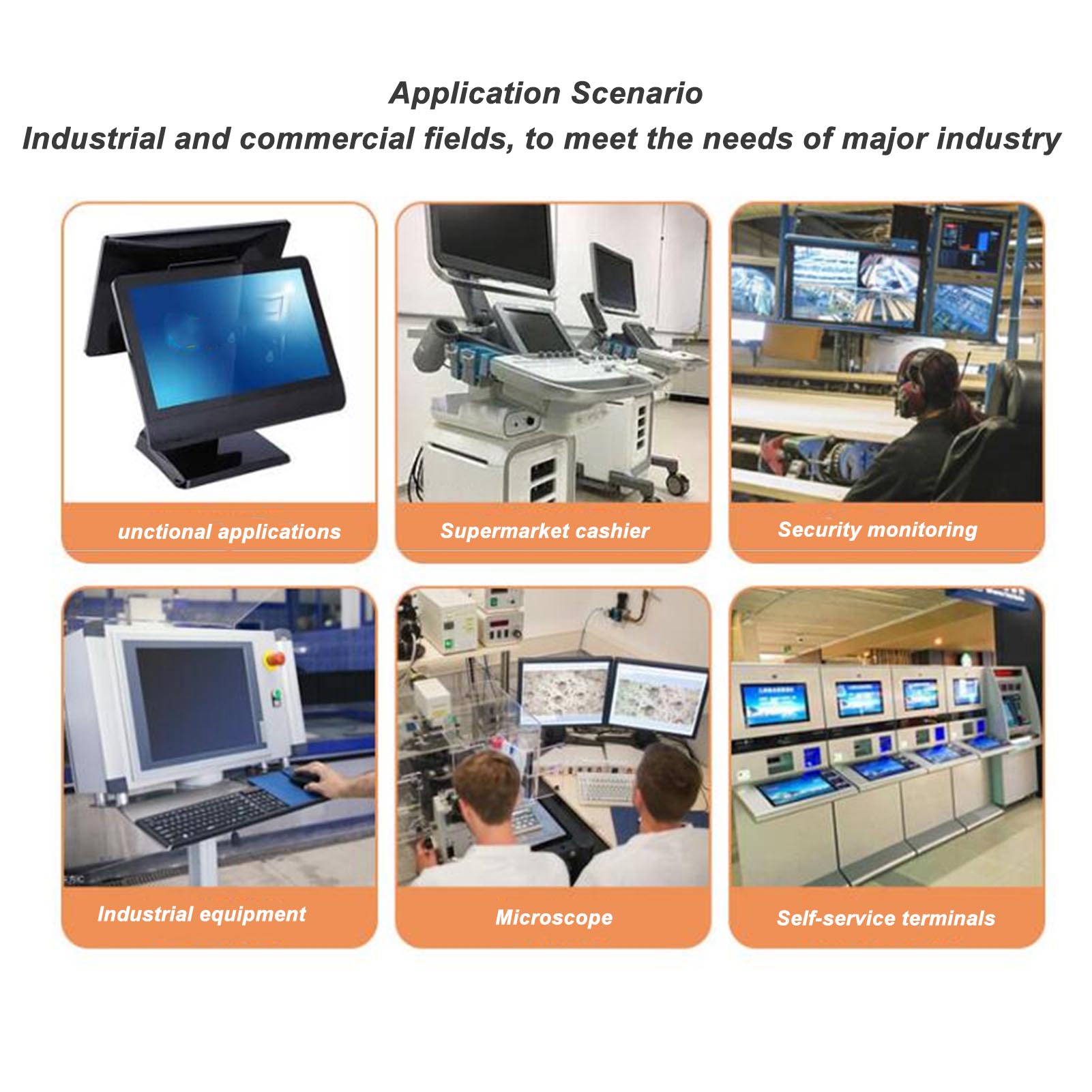 8in Touchscreen Monitor Widescreen 16:9 Wall Mounted 1280x720 Waterproof IPS BEA - Picture 17 of 21