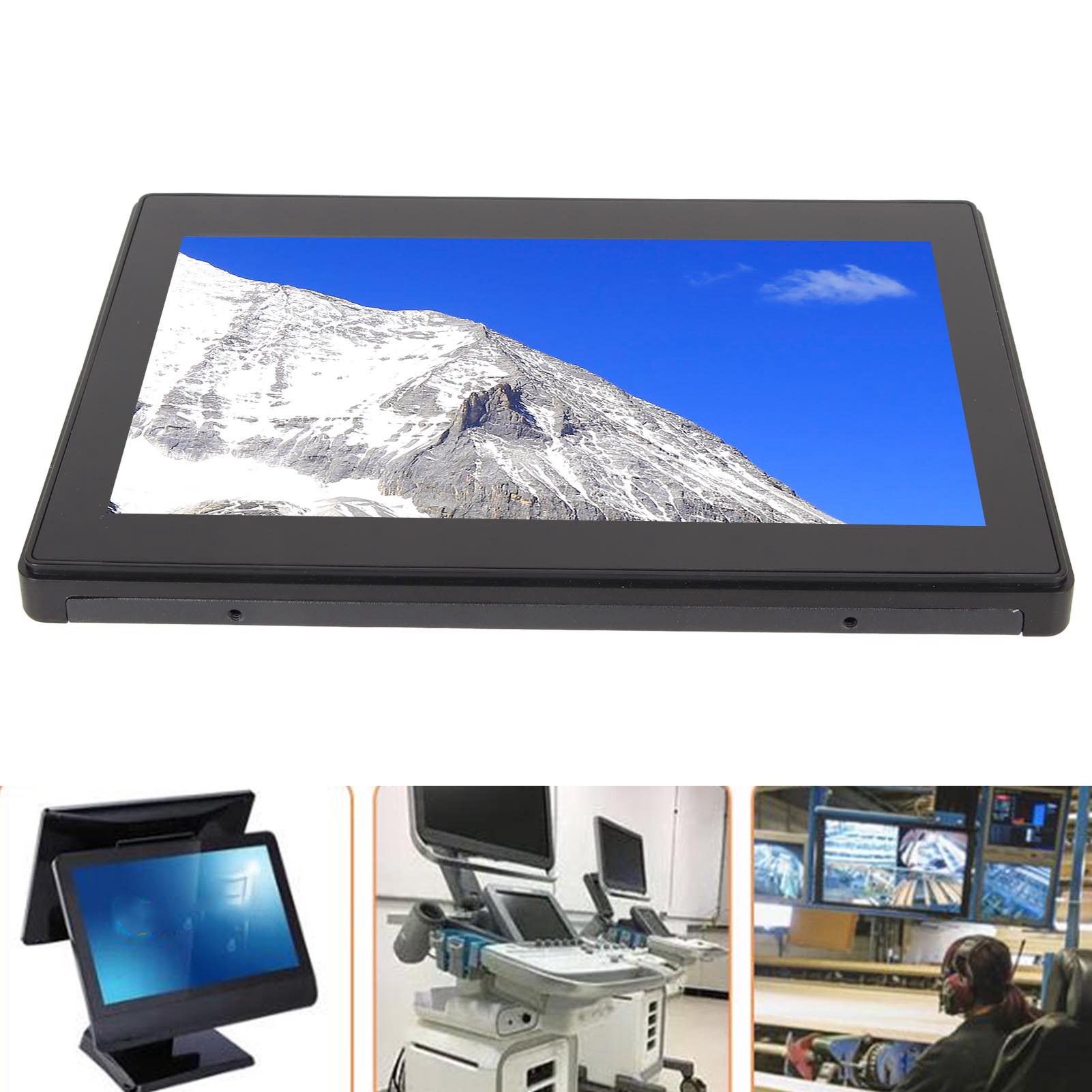 8 Inch Touchscreen Monitor Widescreen 16:9 Wall Mounted 1280x720 Waterproof IPS - Picture 24 of 24