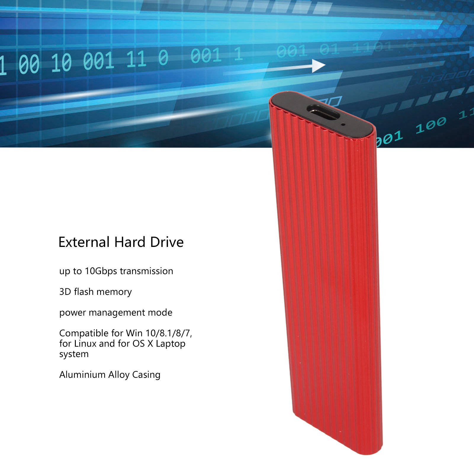 External Hard Drive M.2 NGFF 10Gbps Type C Interface Mobile Hard Disk For La SAL - Photo 24/40