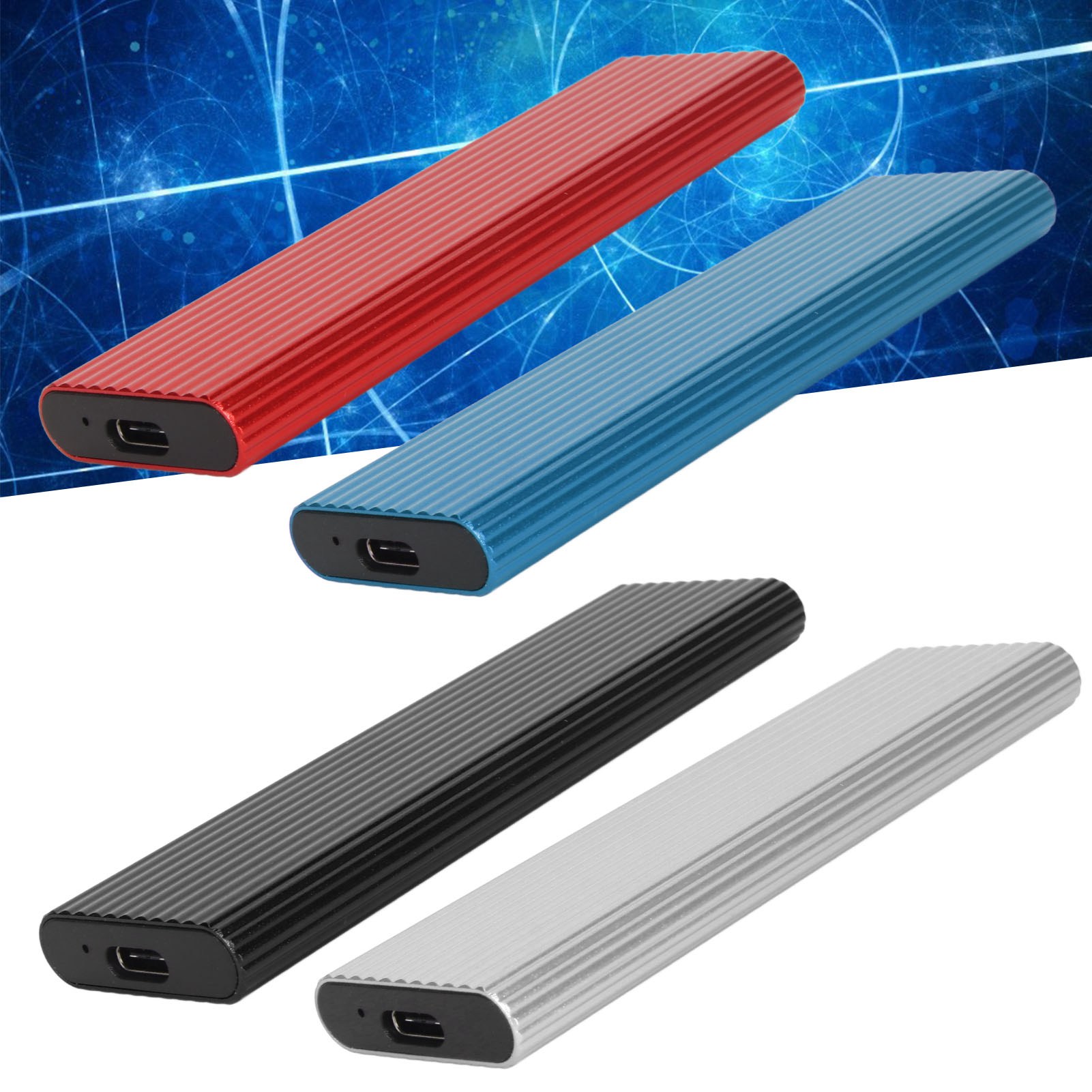 External Hard Drive M.2 NGFF 10Gbps Type C Interface AlumiDOBm Alloy Mobile DOB - Afbeelding 20 van 27