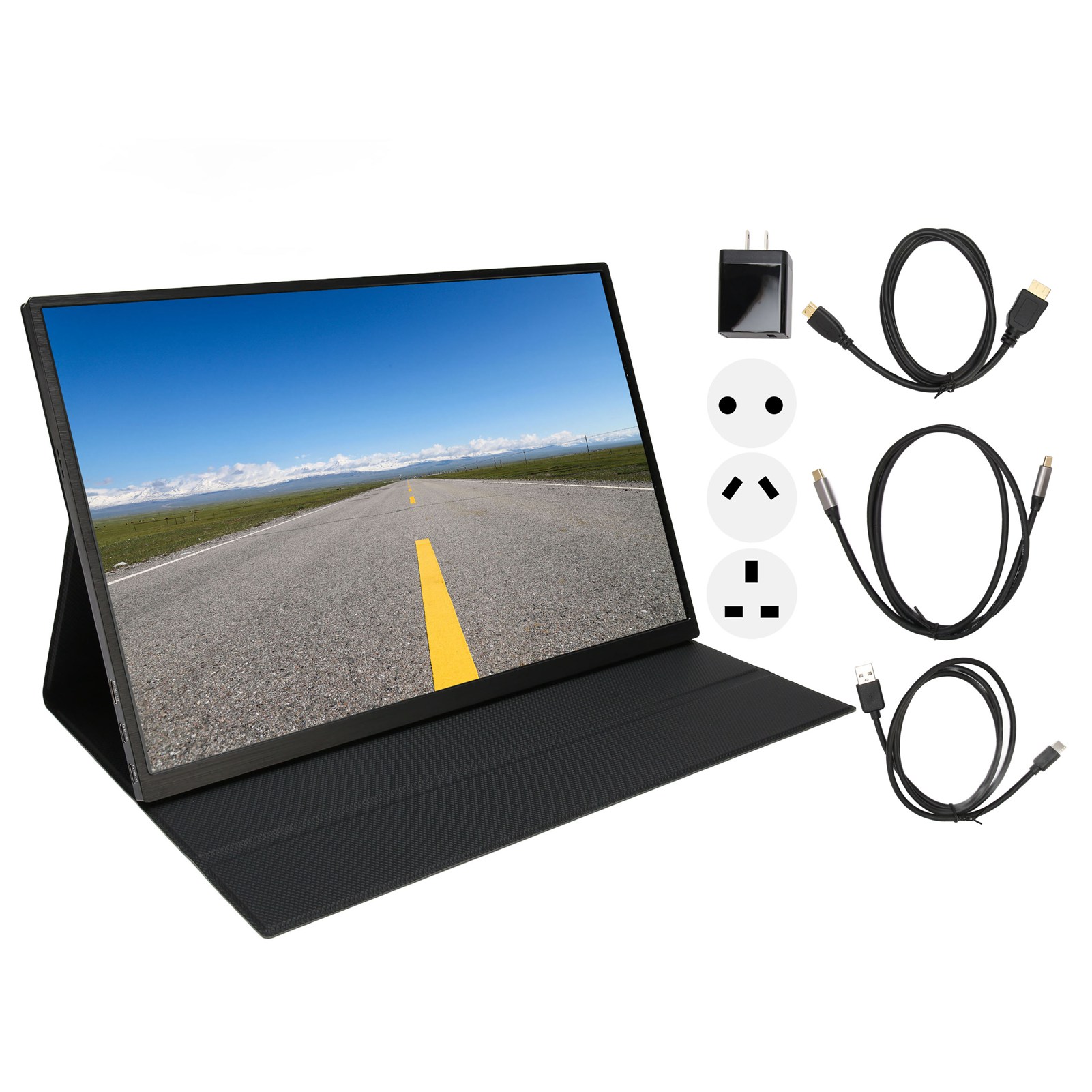 Portable Monitor 16in 2.5K IPS FHD HDR 60Hz Refresh Type C Mini HD External NEW - Afbeelding 18 van 18