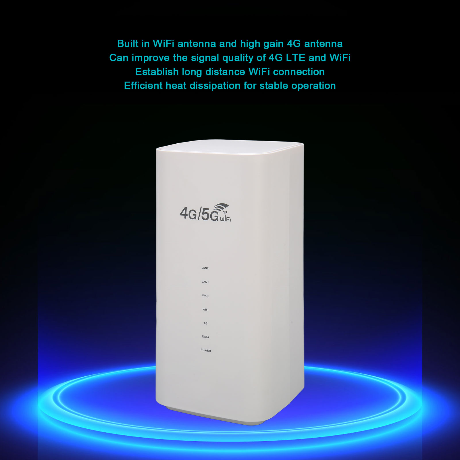 4G LTE Router With SIM Card Slot 4 Antenna Up To 32 Users Wireless WiFi CPE ZZ1 - Photo 13/18