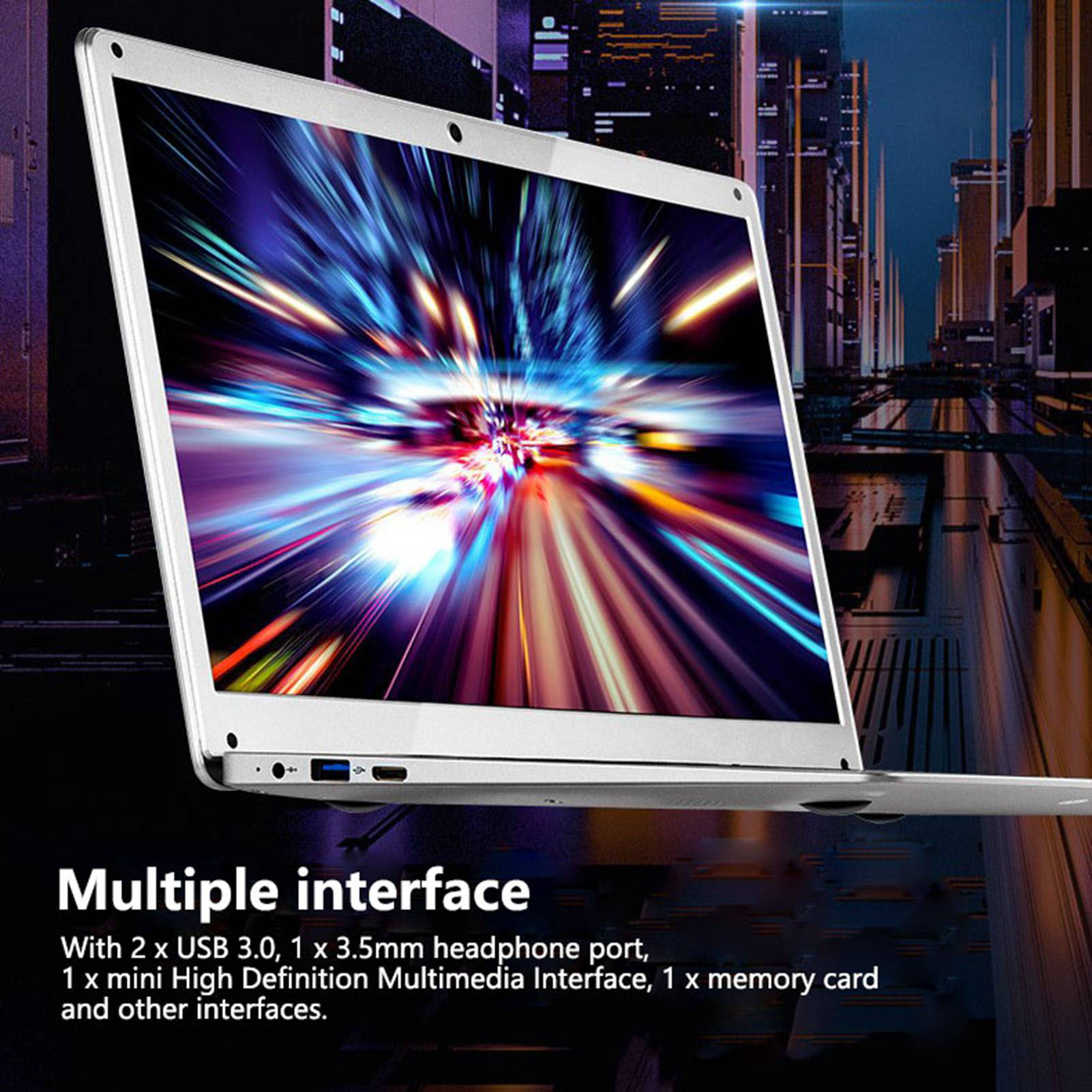 14.1in Laptop 6GB RAM 256G SSD 2K IPS Screen 1920x1080 Resolution Laptop For NEW - Afbeelding 13 van 18