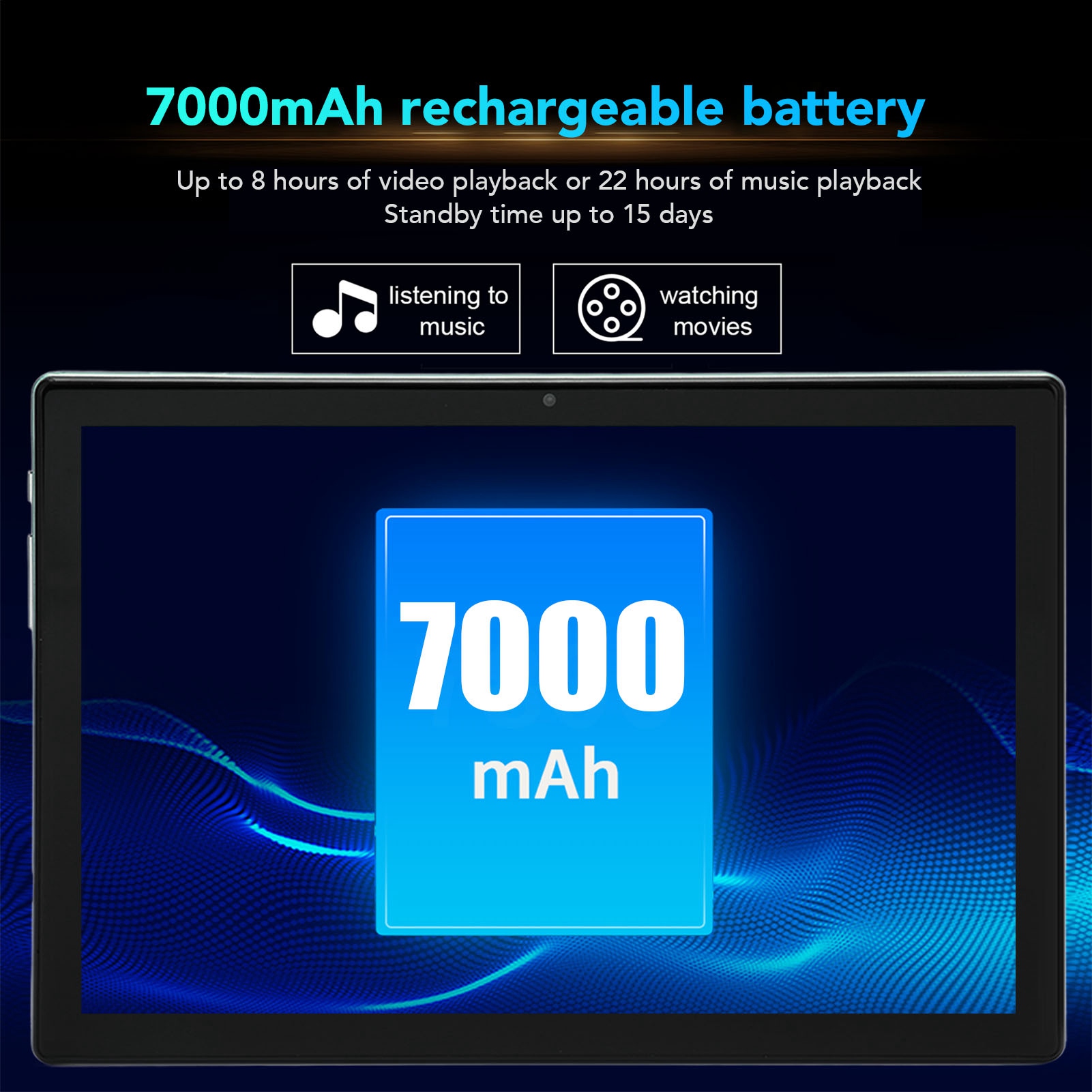 10.1 Inch Tablet FHD Display 8GB RAM 256GB ROM Octa Core CPU Dual Camera 4 - Bild 14 von 18