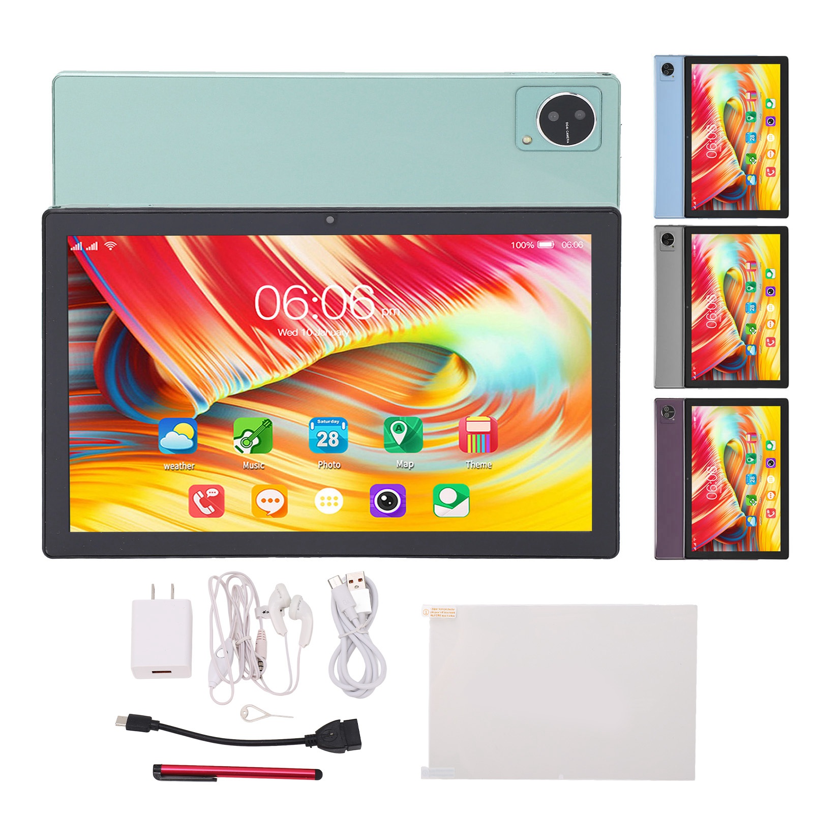 10.1 Inch Tablet FHD Display 8GB RAM 256GB ROM Octa Core CPU Dual Camera 4 - Bild 17 von 18