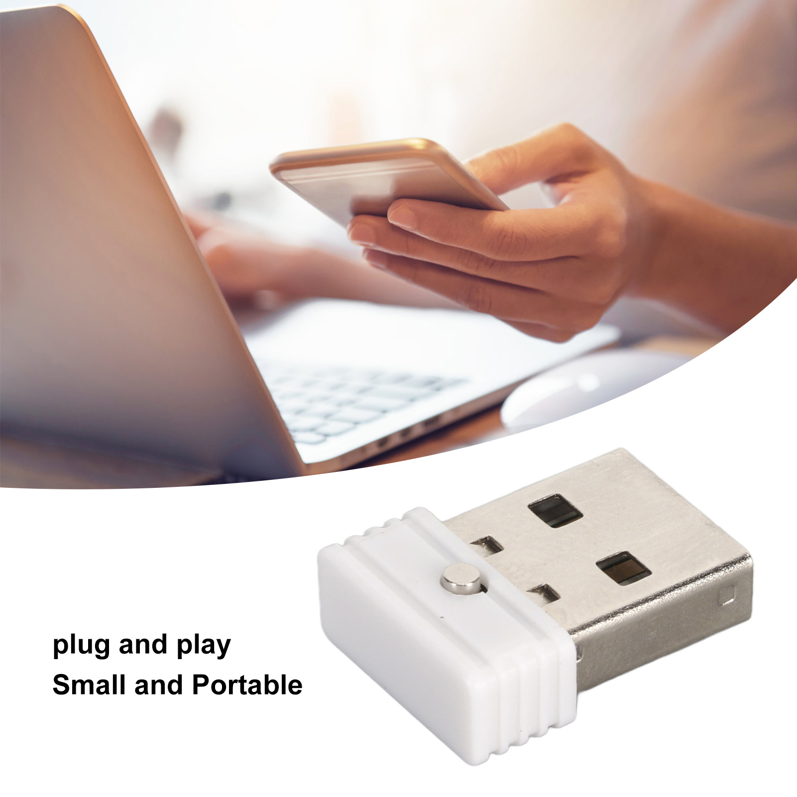 Mouse Jiggler Keep Screen Active Plug And Play USB Power Strong ABS Mouse Mov FY - Afbeelding 24 van 29