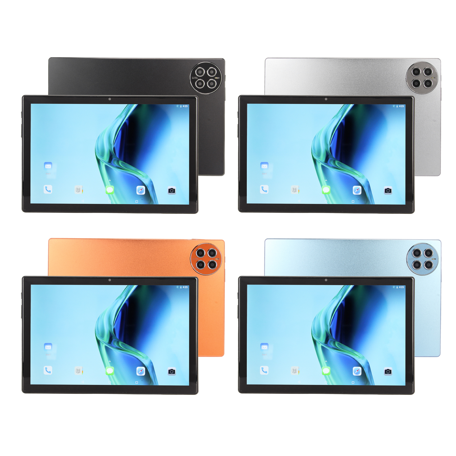 10.1in Tablet For Andr-oid 11 Octa Core 8GB RAM 128GB ROM 5G WIFI Dual SIM Du FY - Afbeelding 35 van 36