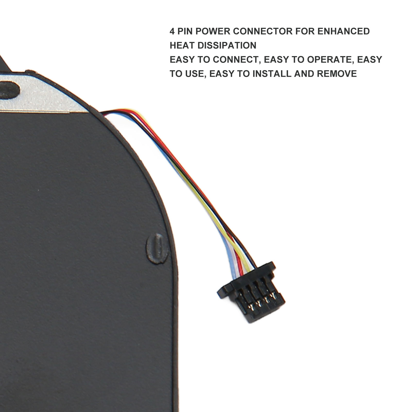 Notebook Cooler 4 Pin Excellent Heat Dissipation Laptop Cooling Fan Fit For Hot - Afbeelding 28 van 33