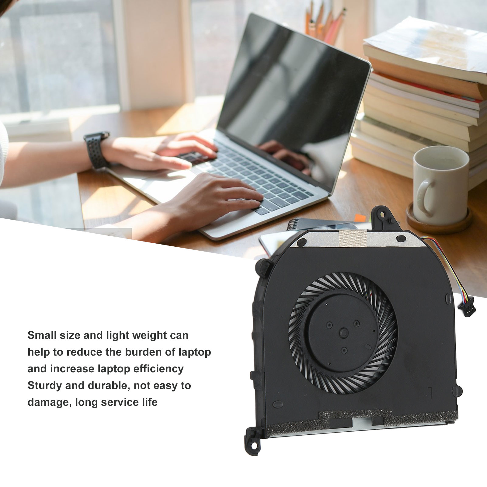 Notebook Cooler 4 Pin Excellent Heat Dissipation Laptop Cooling Fan Fit For Hot - Afbeelding 30 van 33