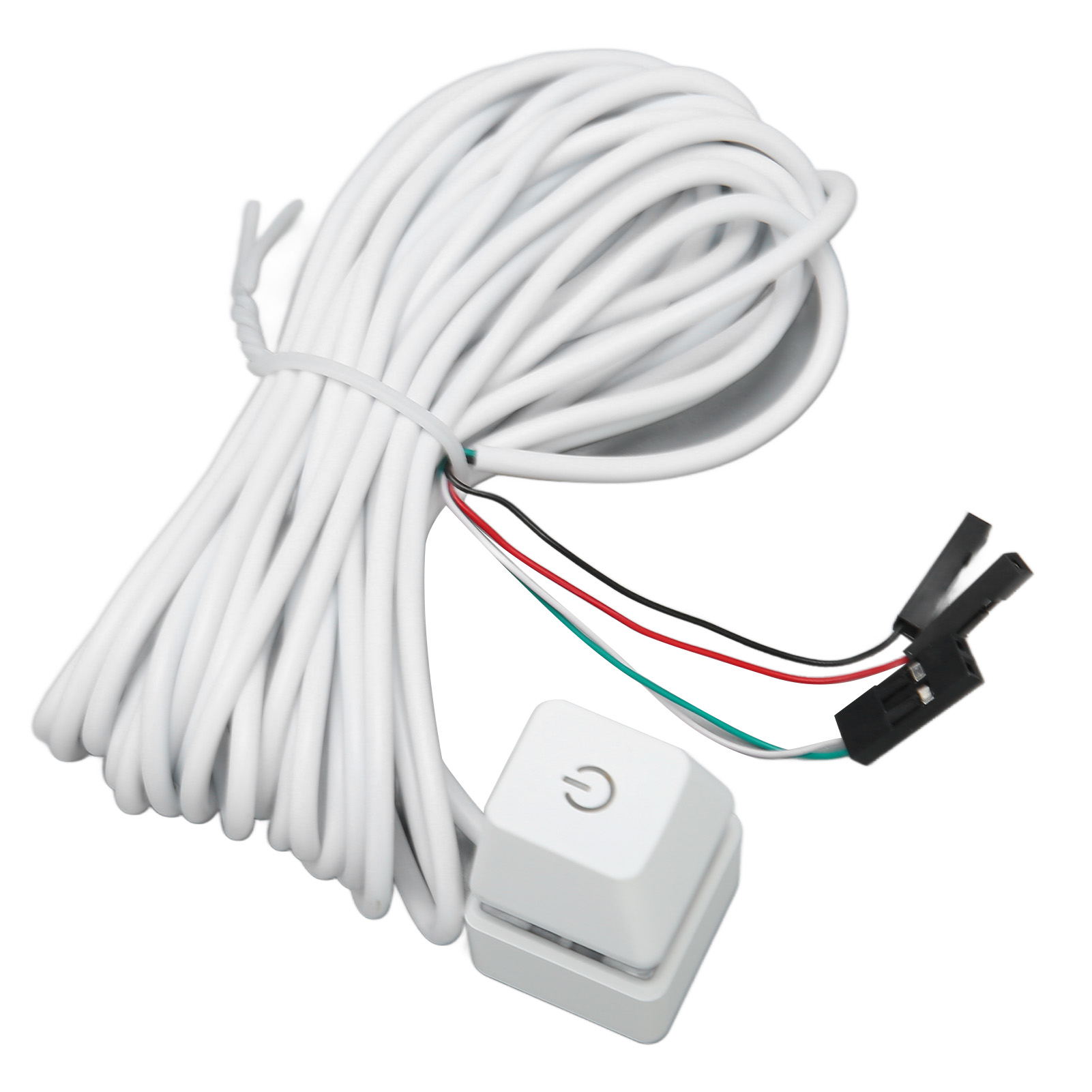 PC Power Switch White Mechanical Key Blue Switch Backlit Plug And Play PC Pow FY - Afbeelding 34 van 42