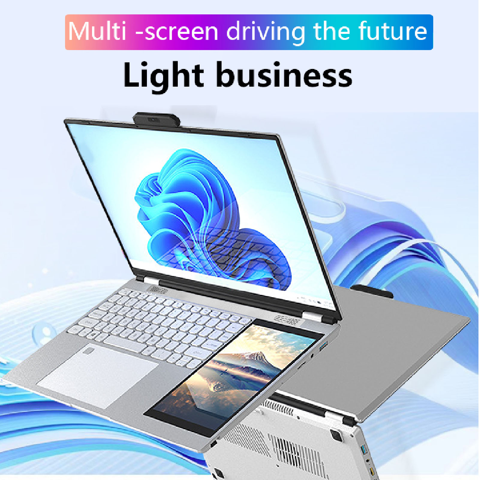 Double Screen Laptop 1920x1080 15.6 Inch IPS 1280x800 7 Inch IPS Touch Scre BST - Picture 28 of 42