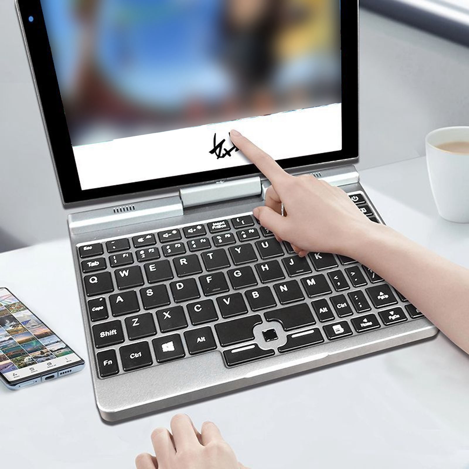 Mini-Laptop 8 Zoll 180 ° Drehbar 3 40 GHz 12GLPDDR5 4800 MHz 1000 M RJ45 - Bild 35 von 51