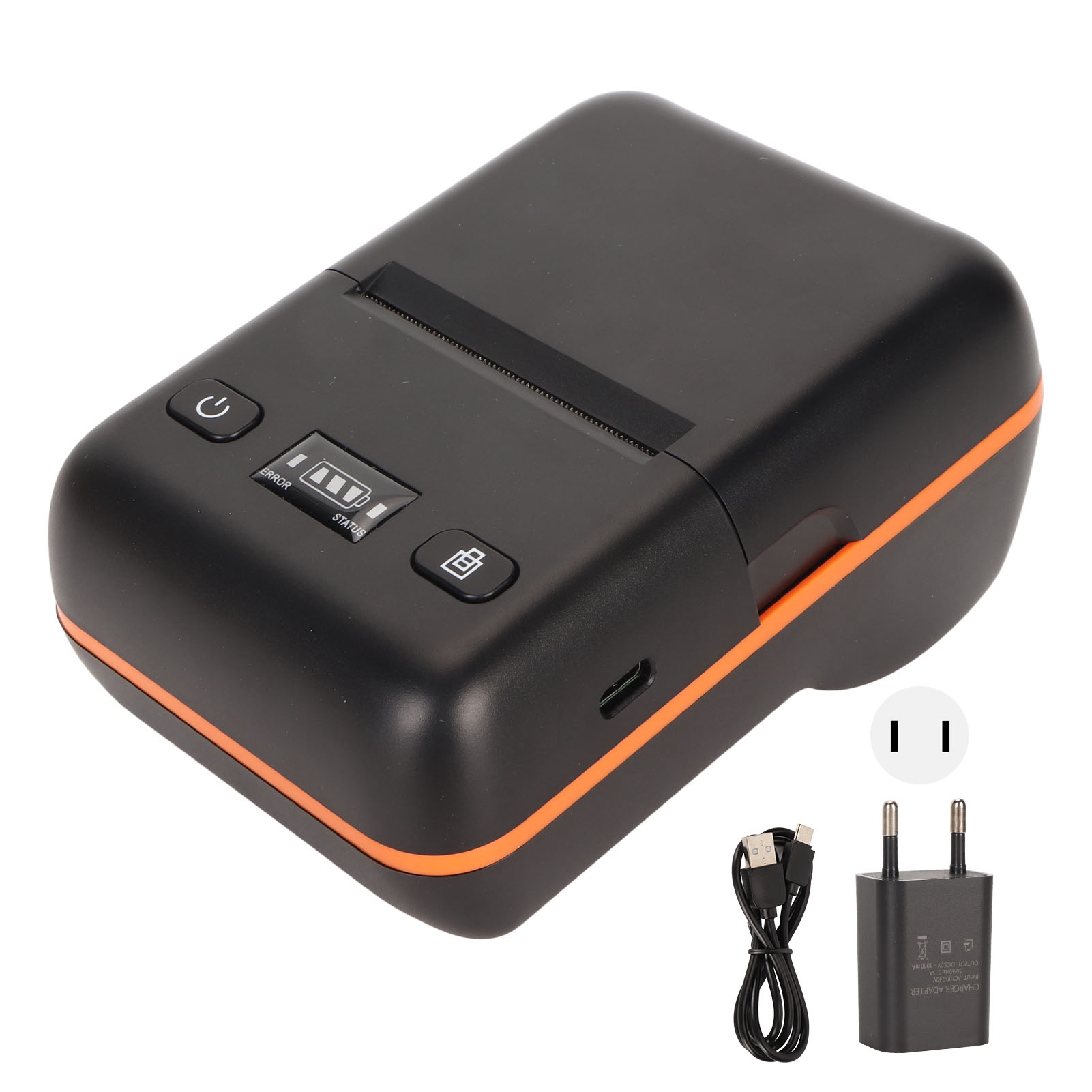 58mm Thermal Printer BT4.2 Connection 50 To 80mm/s 203DPI Type C Auto Sleep W FY - Afbeelding 29 van 30