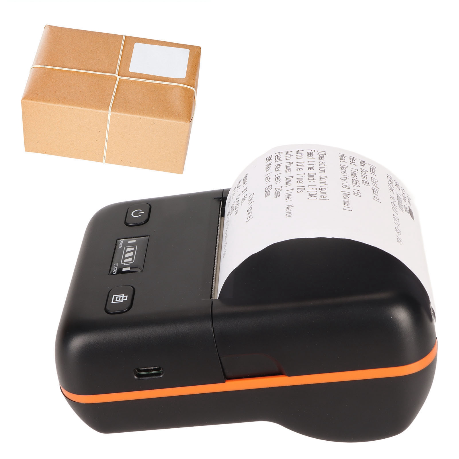 58mm Thermal Printer BT4.2 Connection 50 To 80mm/s 203DPI Type C Auto Sleep W FY - Afbeelding 27 van 30