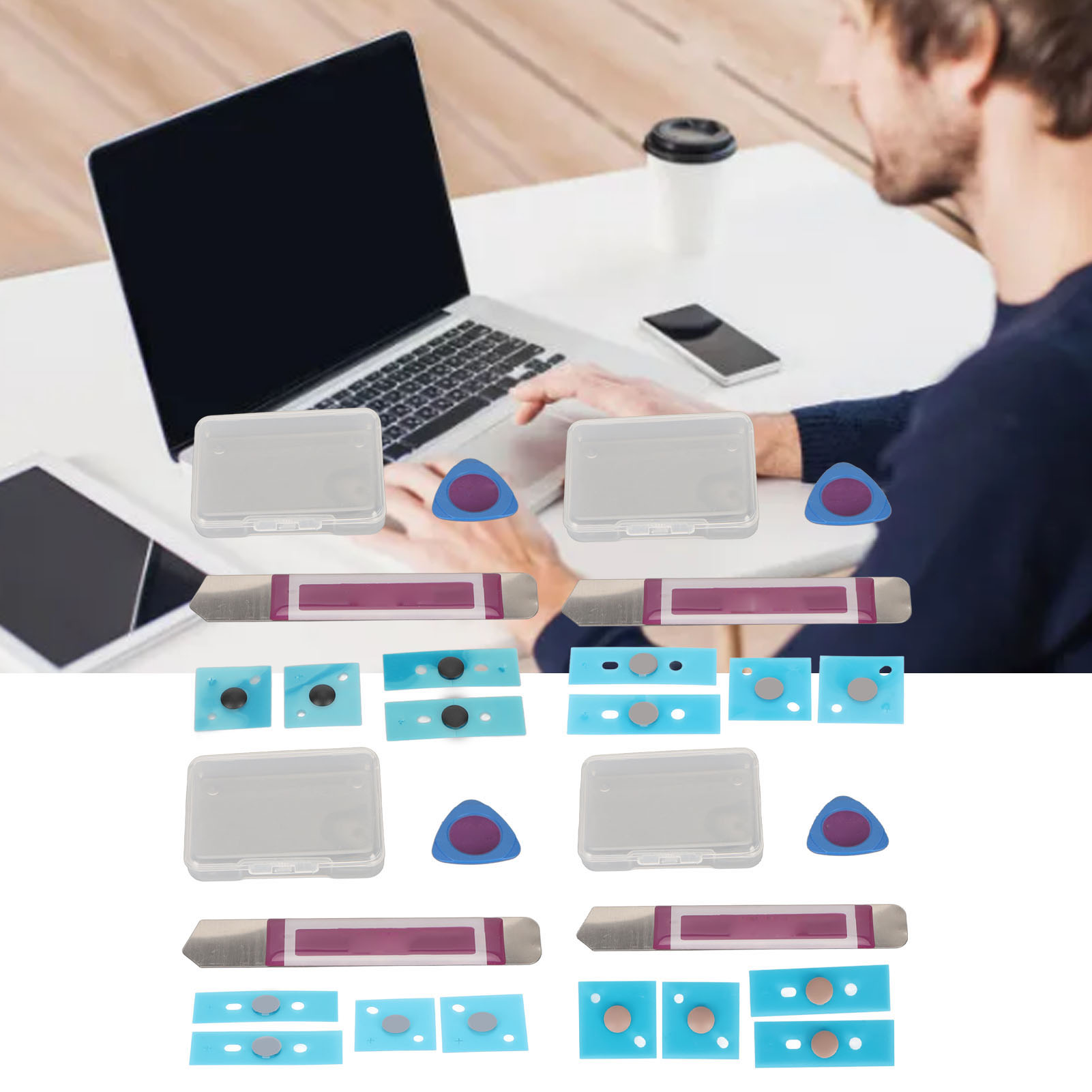 Laptop Bottom Case Feet Slip Resistant Accurate Size Bottom Case Foot Pad Rep CB - Afbeelding 30 van 34
