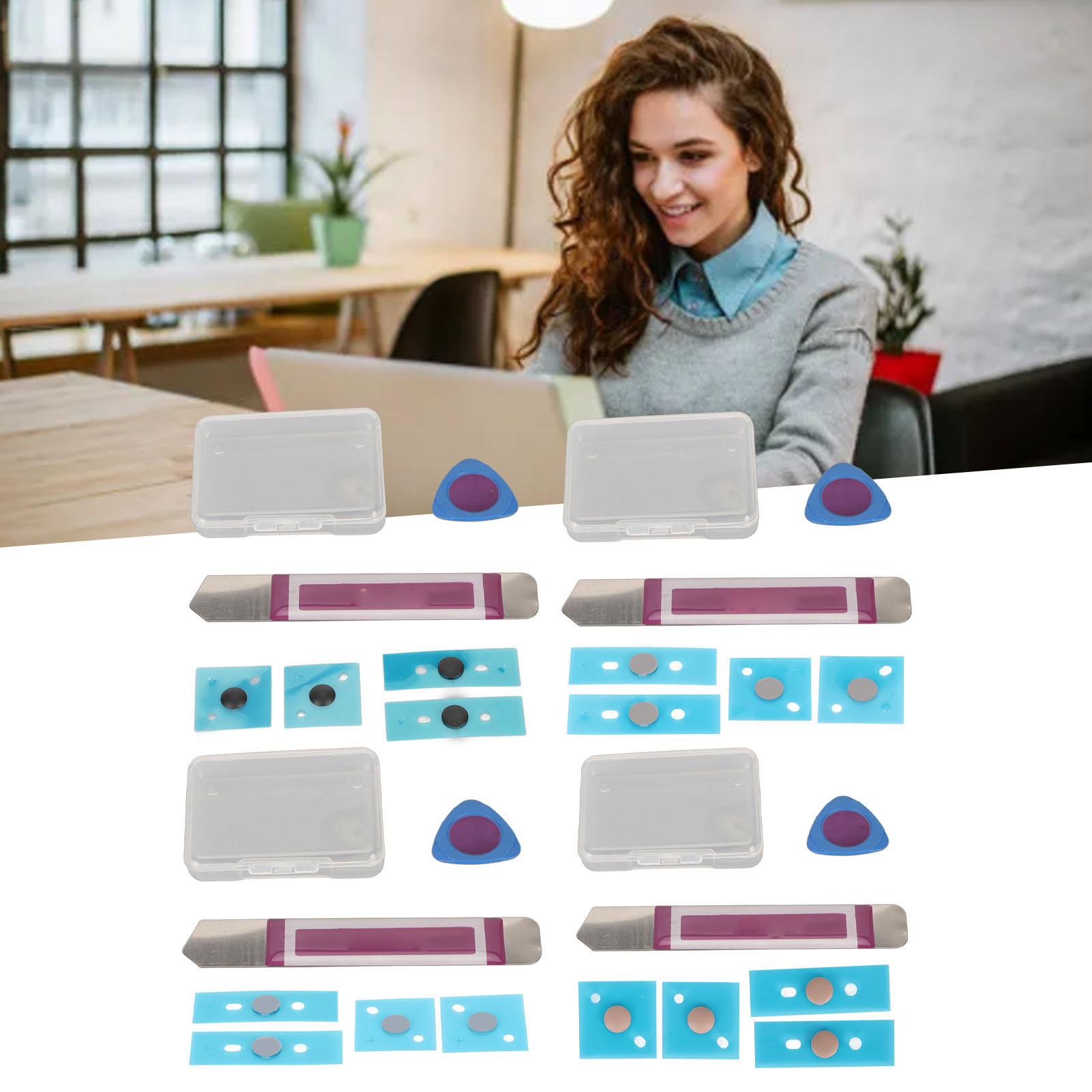 Laptop Bottom Case Feet Slip Resistant Accurate Size Bottom Case Foot Pad Rep CB - Afbeelding 23 van 34