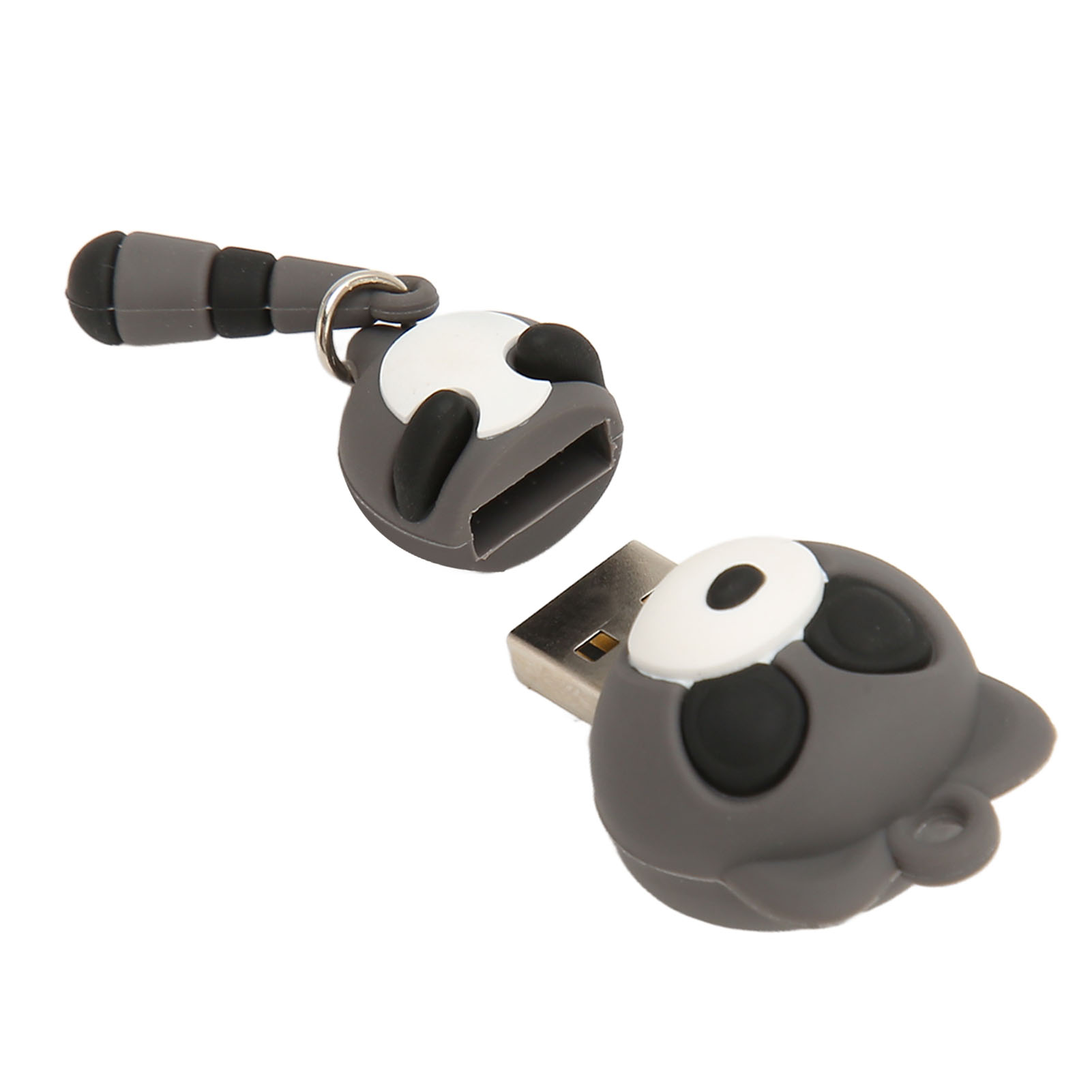 USB2.0 U Disk Supports Hot Swappable Ultra Stable Cute Raccoon USB Flash Driv FY - Afbeelding 35 van 35