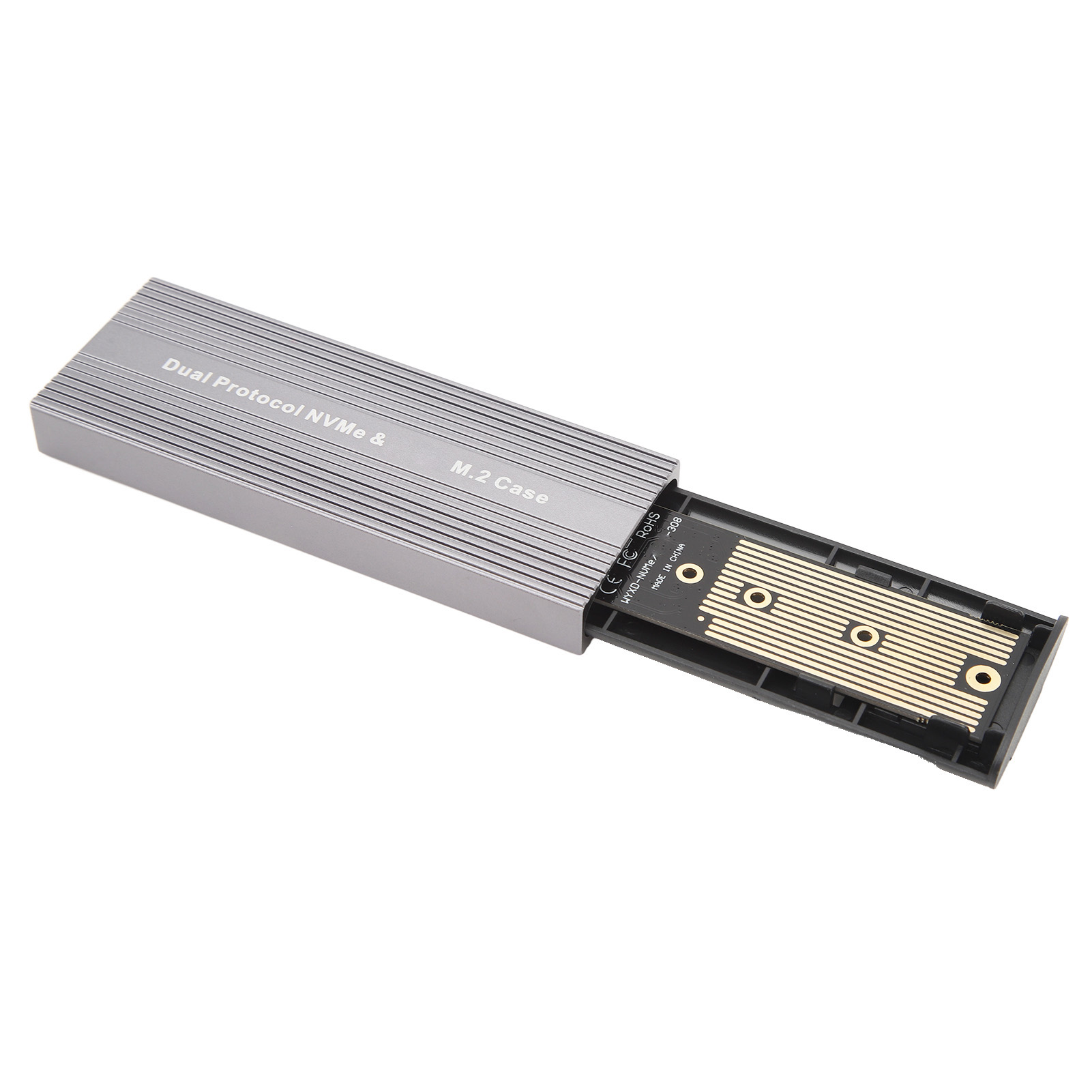 M.2 Nvme PCIE NGFF SSD Enclosure Type C Port 10Gbps UASP Compliant Tool FY - Afbeelding 31 van 36
