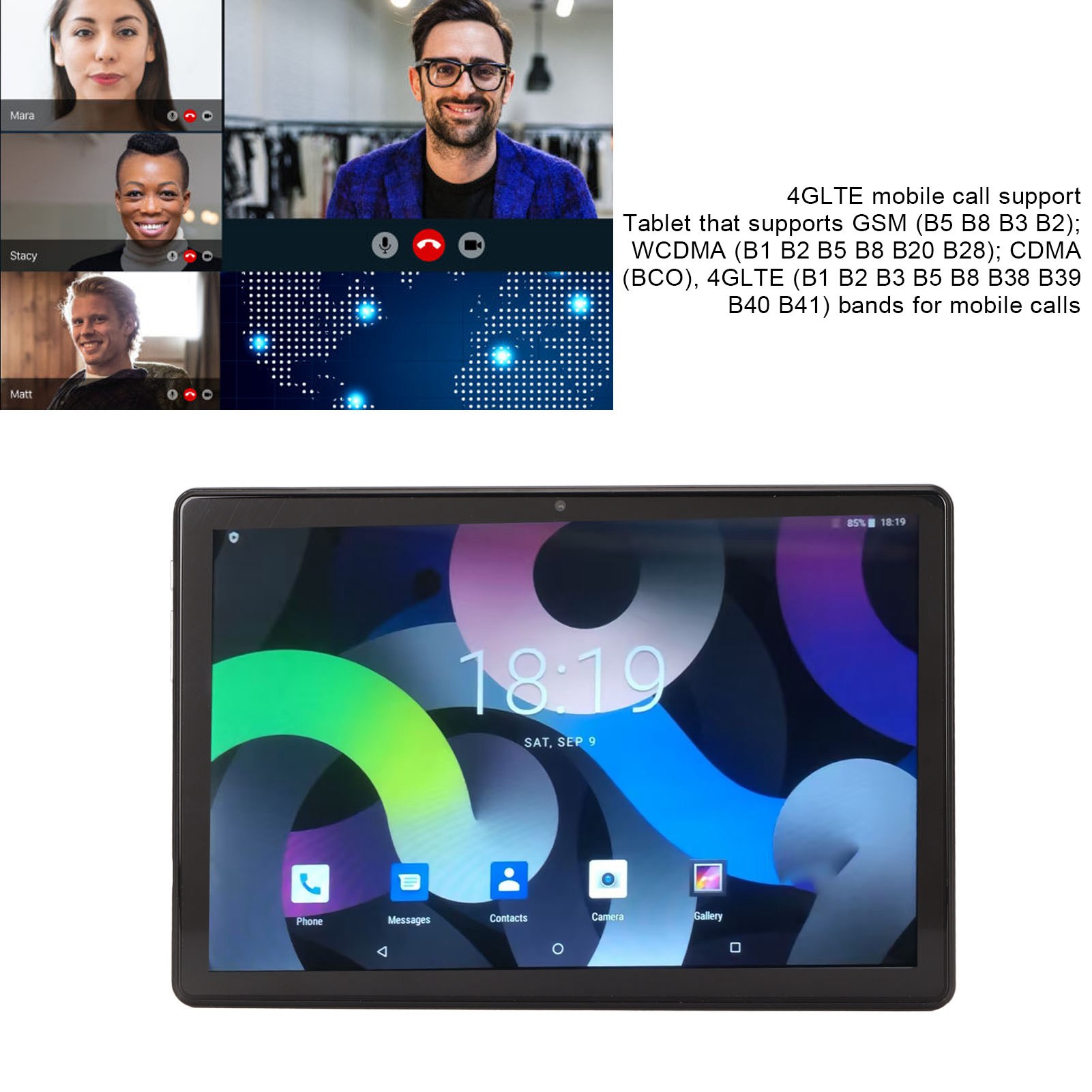 10.1 Inch Tablet 12GB RAM 256GB ROM Octa Core CPU 4G LTE Mobile Call Dual Ca SDS - Picture 31 of 33
