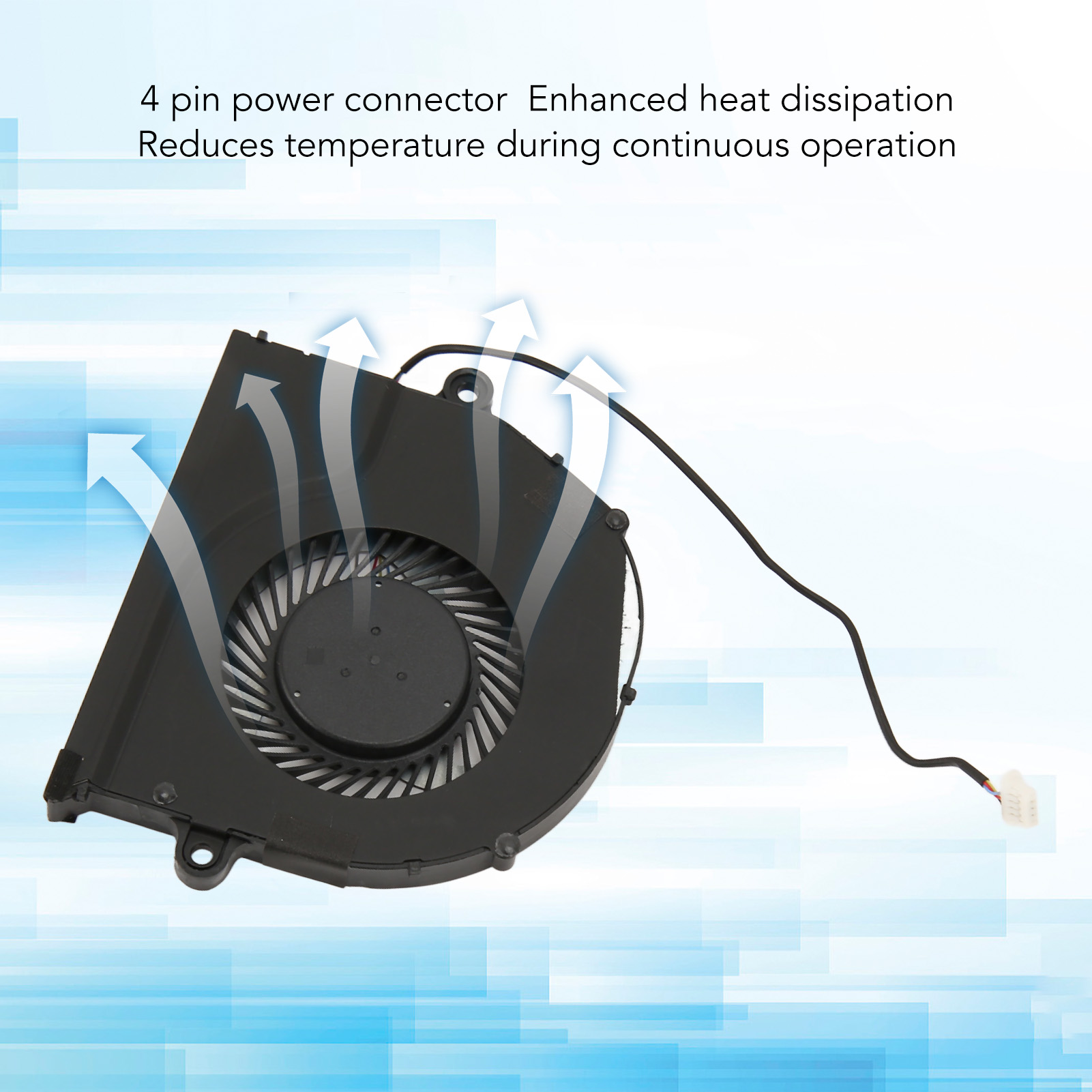 Laptop Cooling Fan Replacement Compatible For FX63V FZ63VD FX63VD DFS541 FY - Afbeelding 30 van 31