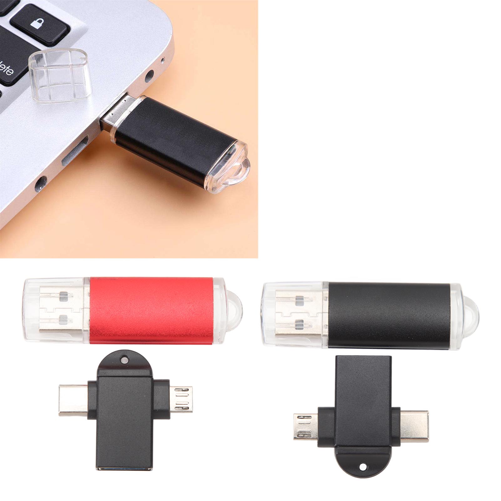 USB Memory Storage Stick Compact Portable USB Flash Drive With USB To Type C CB - Afbeelding 34 van 42