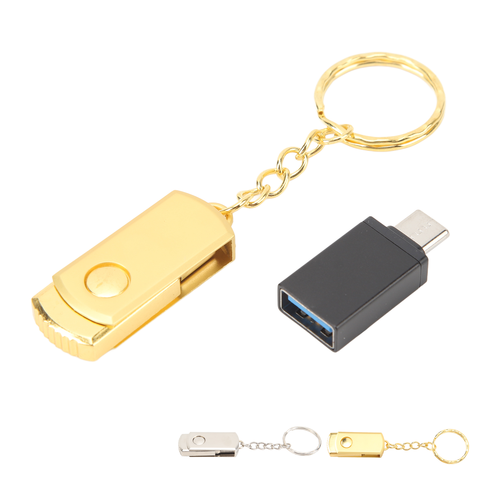 USB Flash Drive Fast Transfer Speed USB 2.0 Drive With USB To Type C Adapter CB - Afbeelding 48 van 48