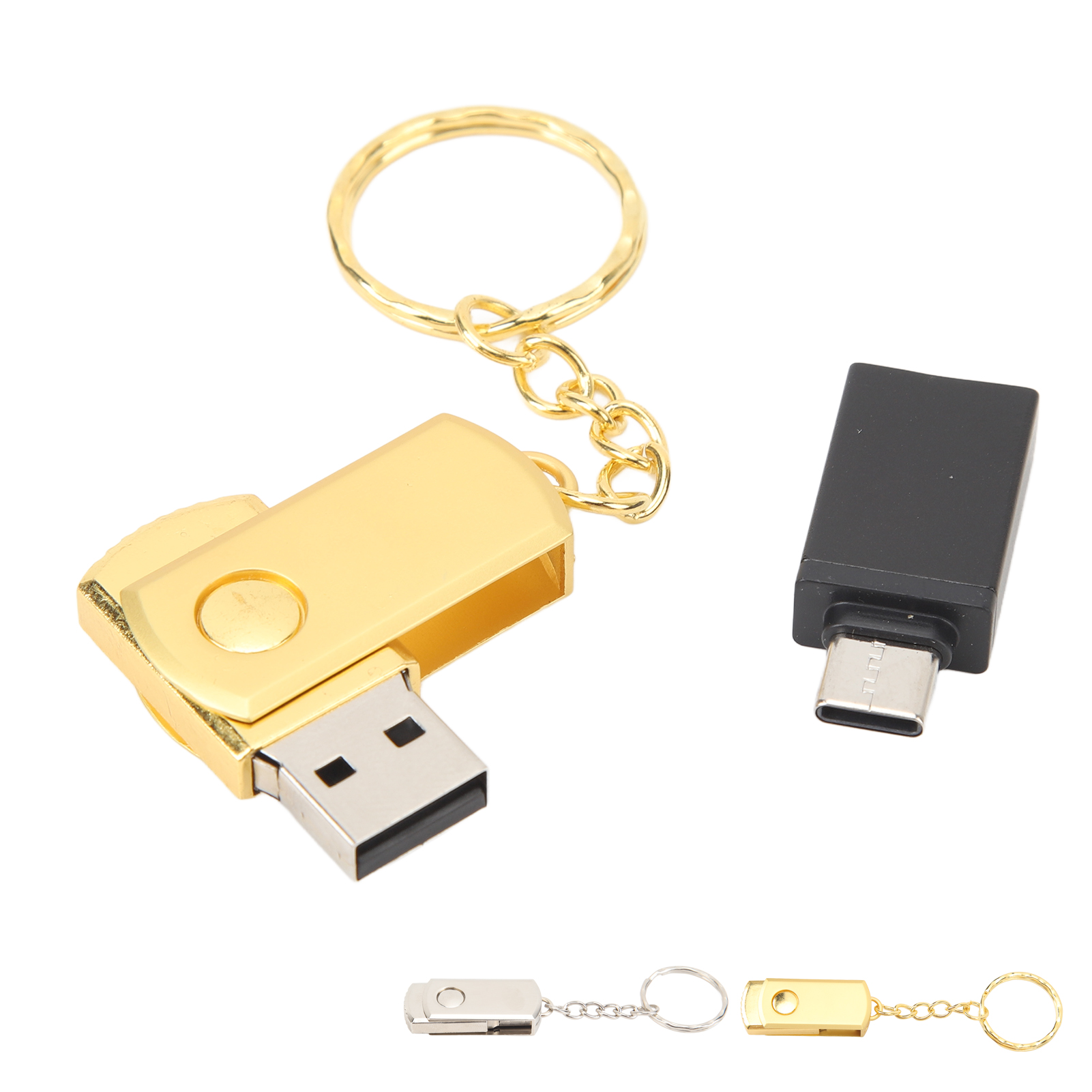 USB Flash Drive Fast Transfer Speed USB 2.0 Drive With USB To Type C Adapter FY - Afbeelding 27 van 48