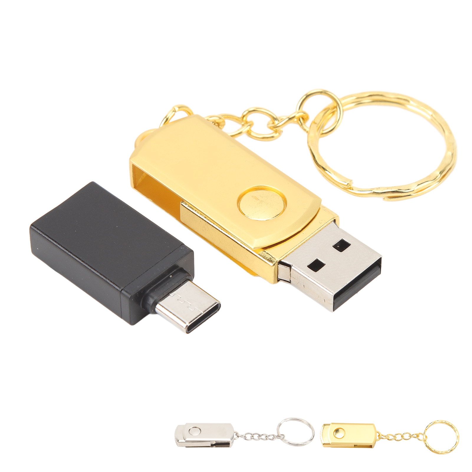 USB Flash Drive Fast Transfer Speed USB 2.0 Drive With USB To Type C Adapter FY - Afbeelding 38 van 48