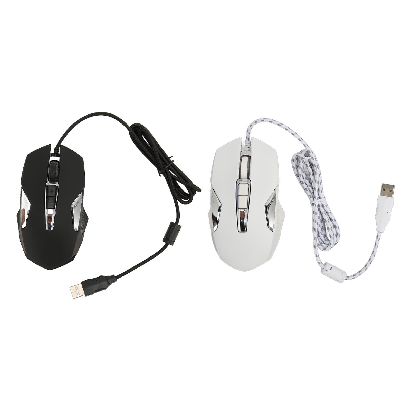 RGB Gaming Mouse Ergonomic 7200 DPI Wired Optical Gaming Mouse With Programm NEW - Picture 30 of 30