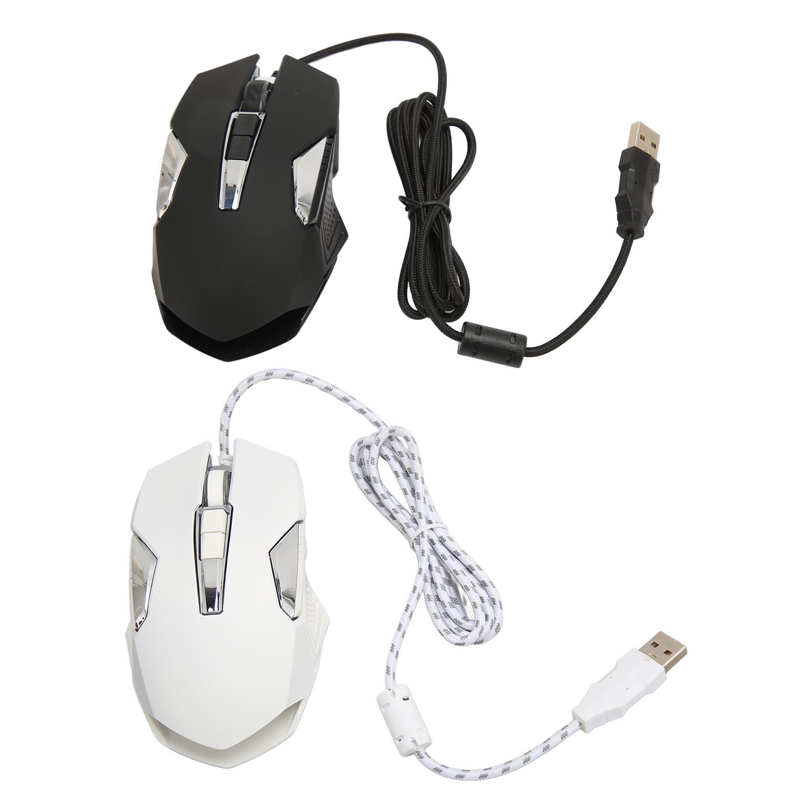 RGB Gaming Mouse Ergonomic 7200 DPI Wired Optical Gaming Mouse With Programm NEW - Picture 29 of 30
