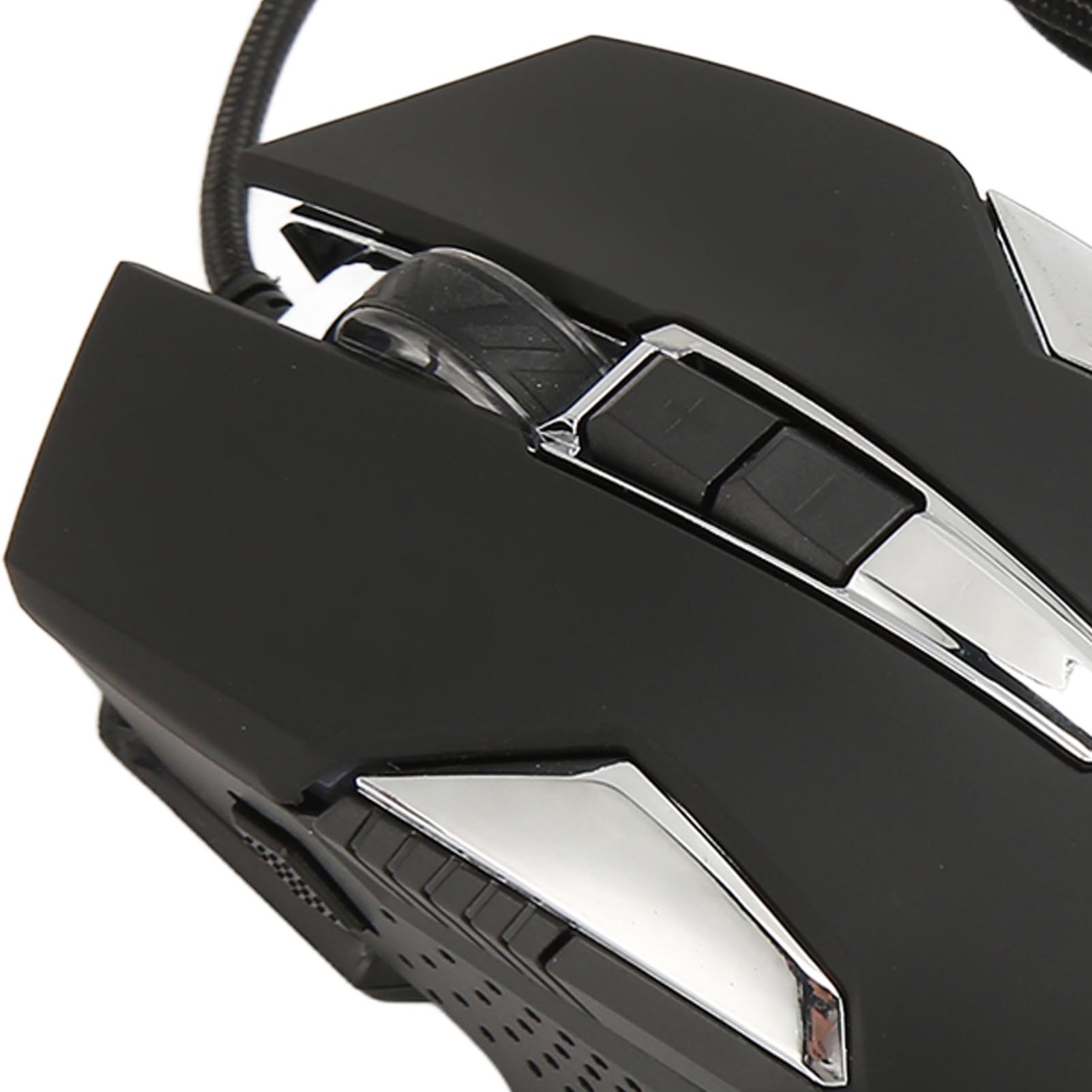 RGB Gaming Mouse Ergonomic 7200 DPI Wired Optical Gaming Mouse With Programm NEW - Picture 27 of 30