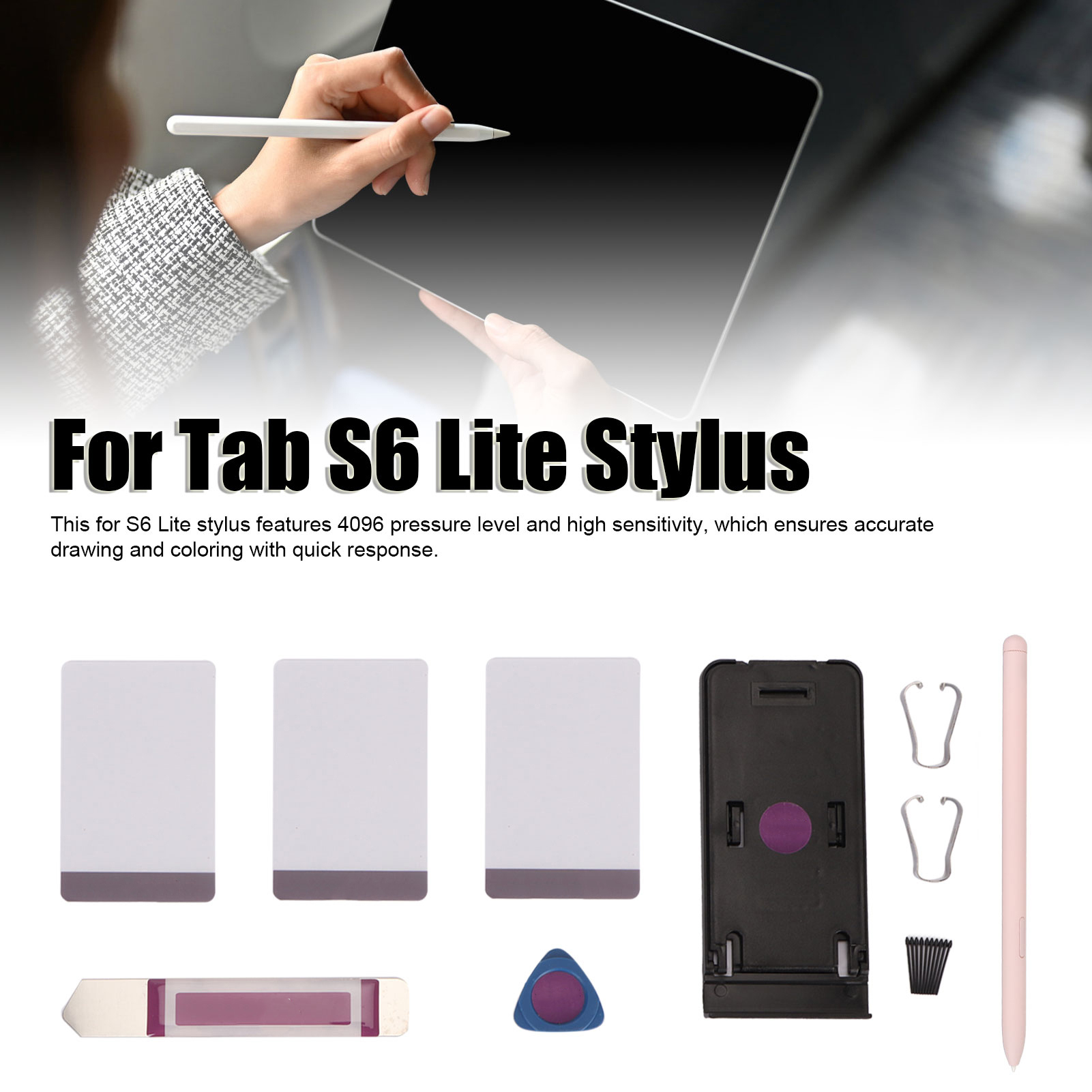 For Tab S6 Lite Stylus Magnetic 4096 Pressure Accurate Plastic Smart Pen With CB - Afbeelding 29 van 33