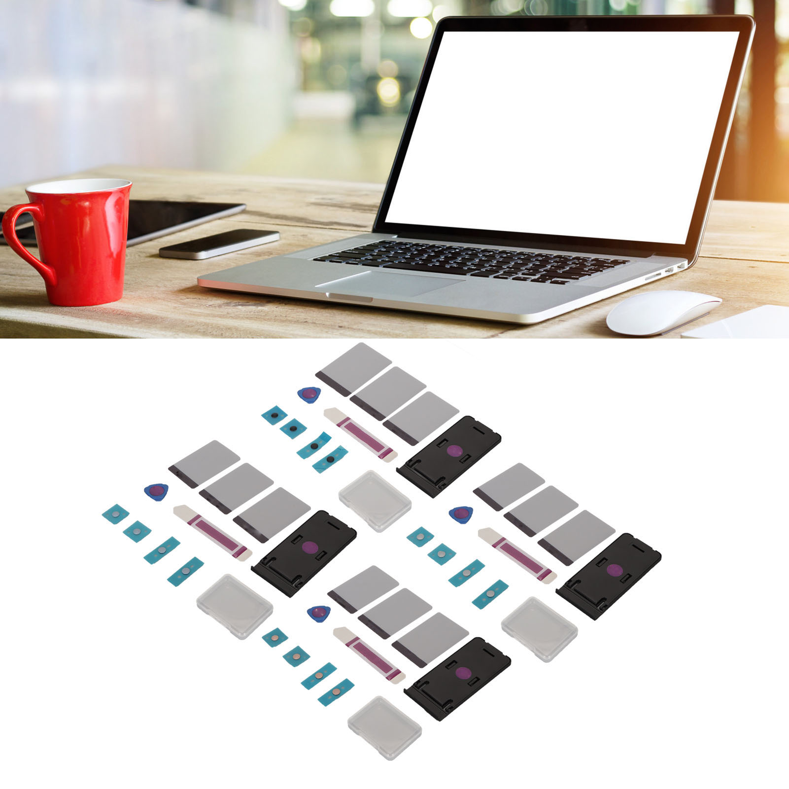 Laptop Feet Pad Multipurpose Round Dot Slip Resistance Replacement Bottom Cas FY - Afbeelding 28 van 34