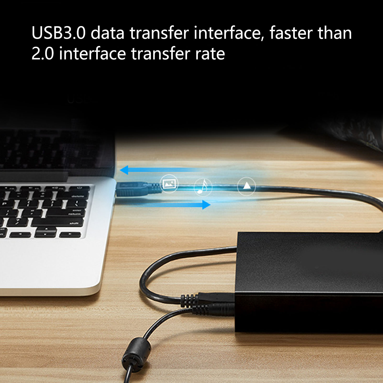 3.5in External Hard Drive USB3.0 To Metal Portable SSD For PC TV Desktop Lap Hot - Afbeelding 23 van 61