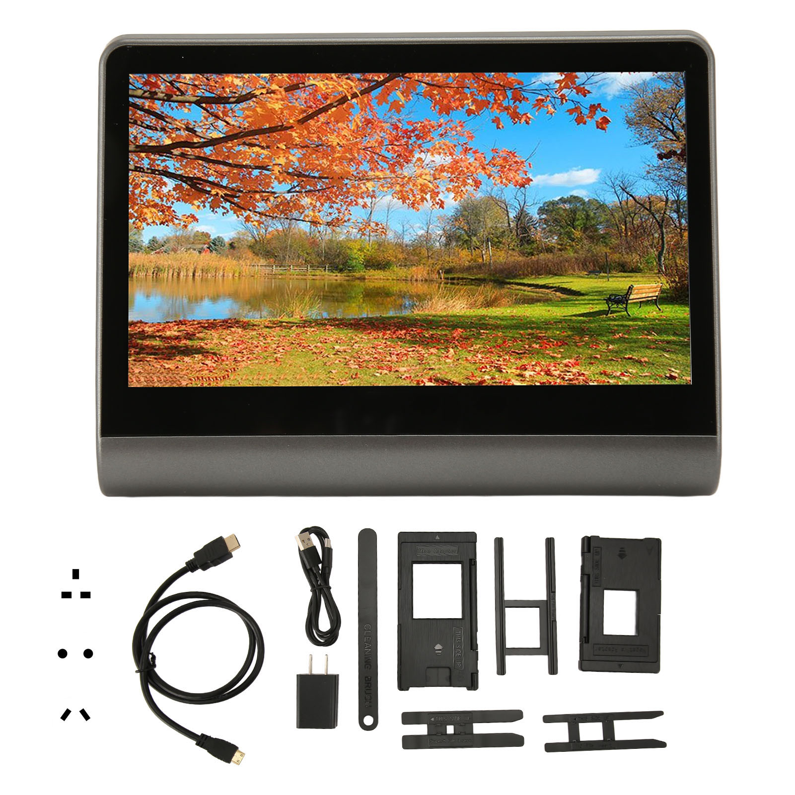 48MP Film Slide Scanner With 7in Color HD Screen Converts 135 Film 126KPK 110 FY - Afbeelding 32 van 36