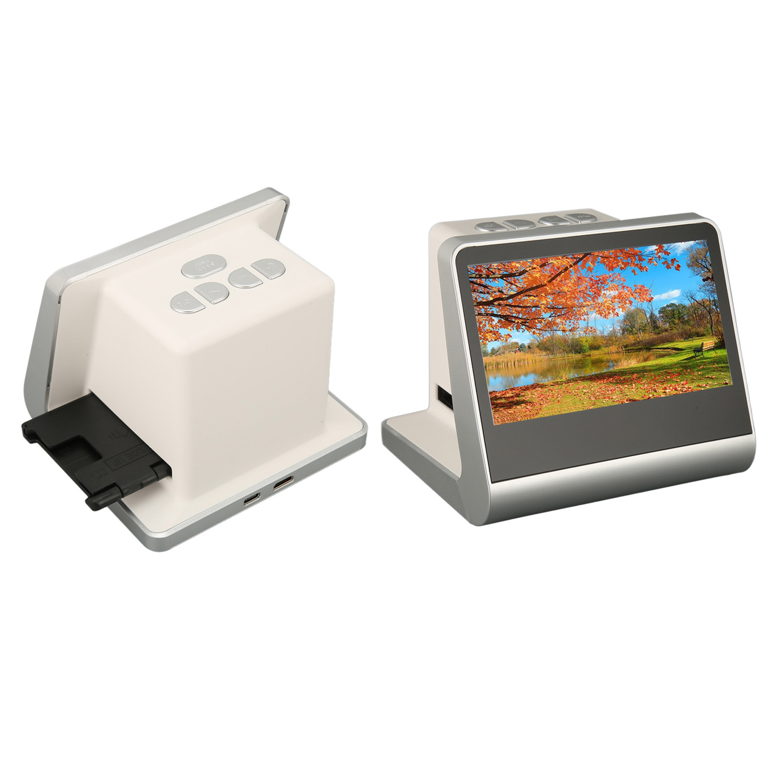 Film Scanner 5 Inch Color HD Screen 14MP 22MP JPEG NTSC PAL USB C Mini HD Kit - Picture 29 of 36