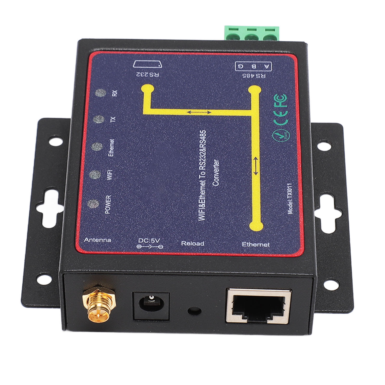 Serial Device Server Converter RJ45 Ethernet WiFi To RS232 RS485 Duplex Trans CB - Afbeelding 30 van 30