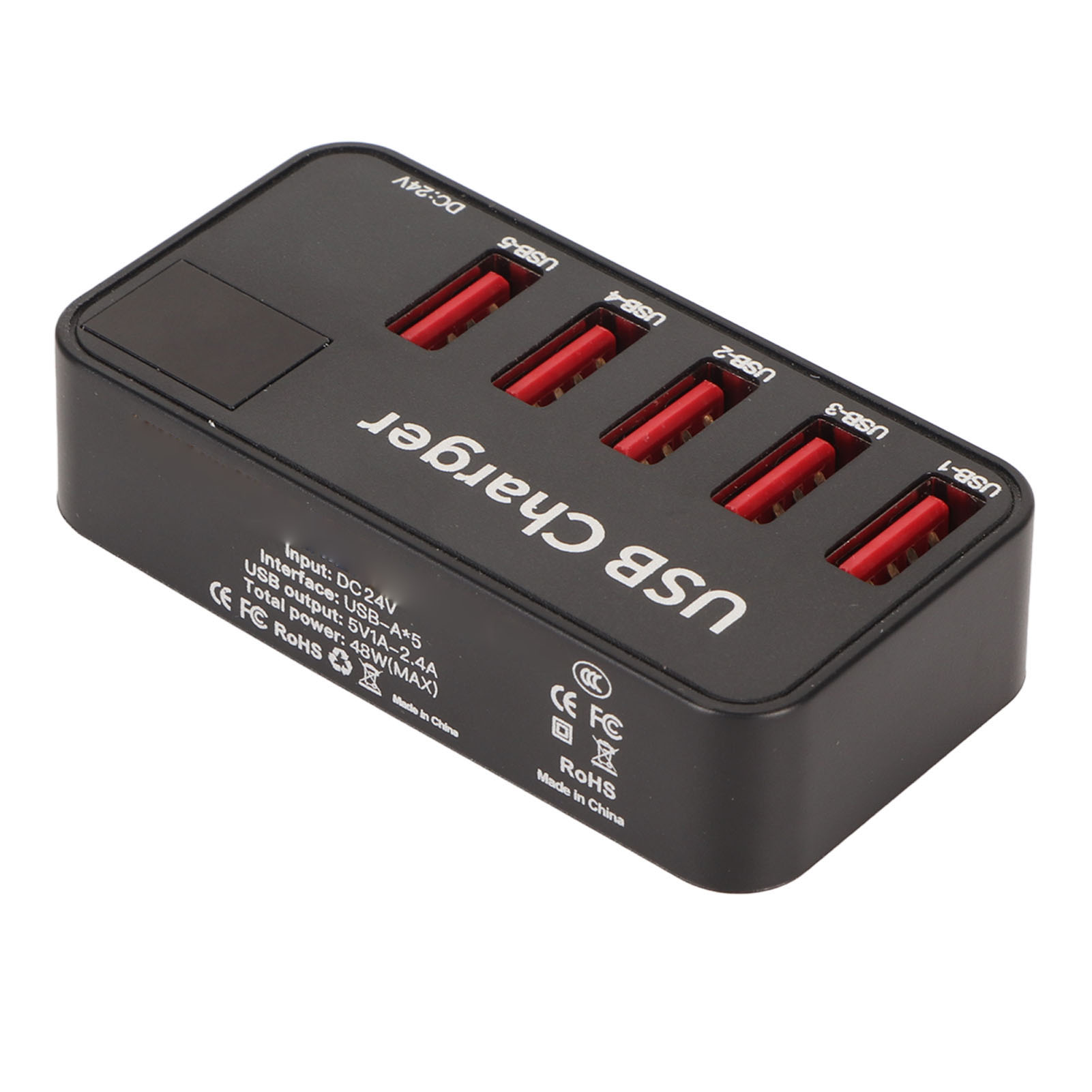 Desktop USB Charging Station 5 Ports 48W 2.4A Overcurrent USB DOB - Picture 18 of 18